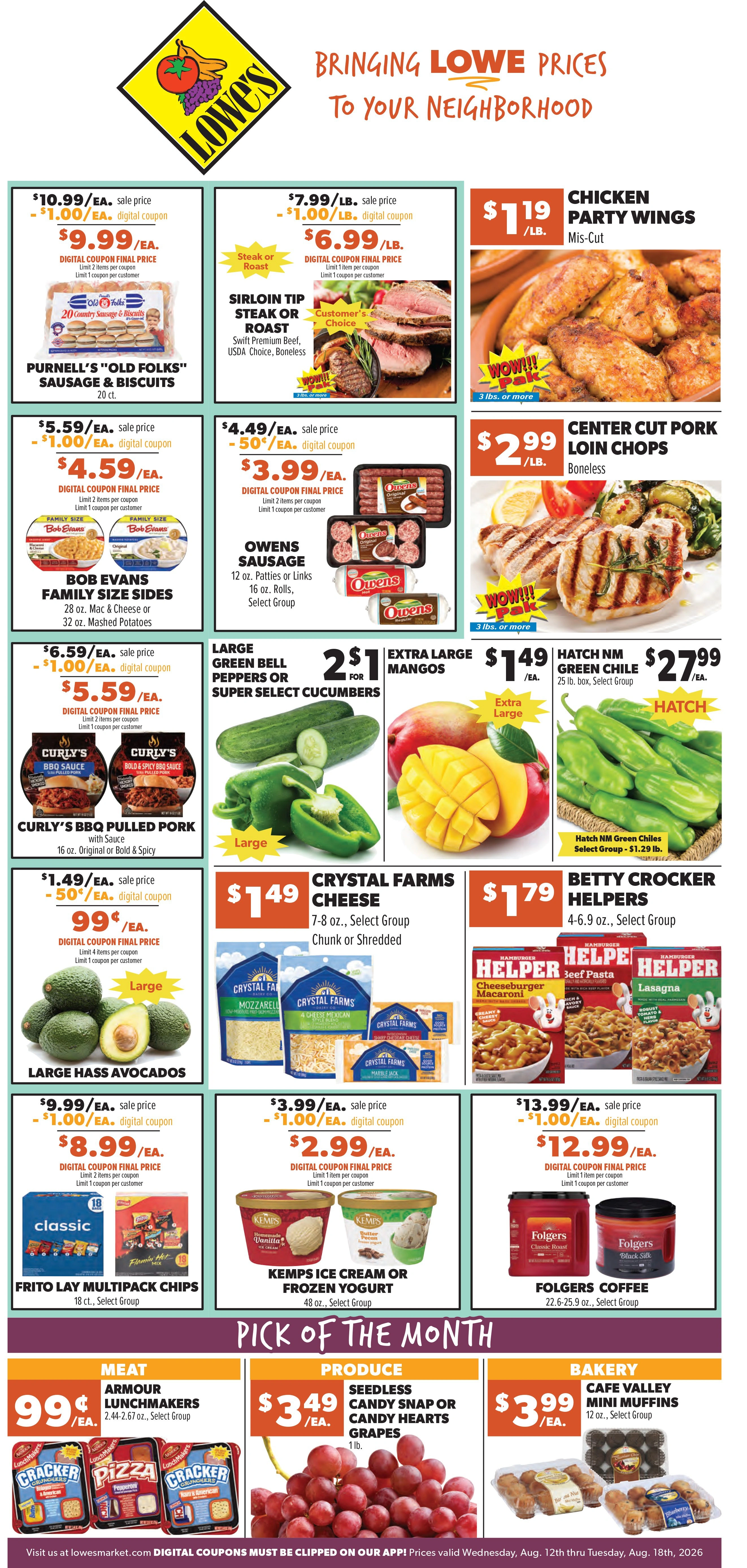 Lowe's Market flyer page 1
