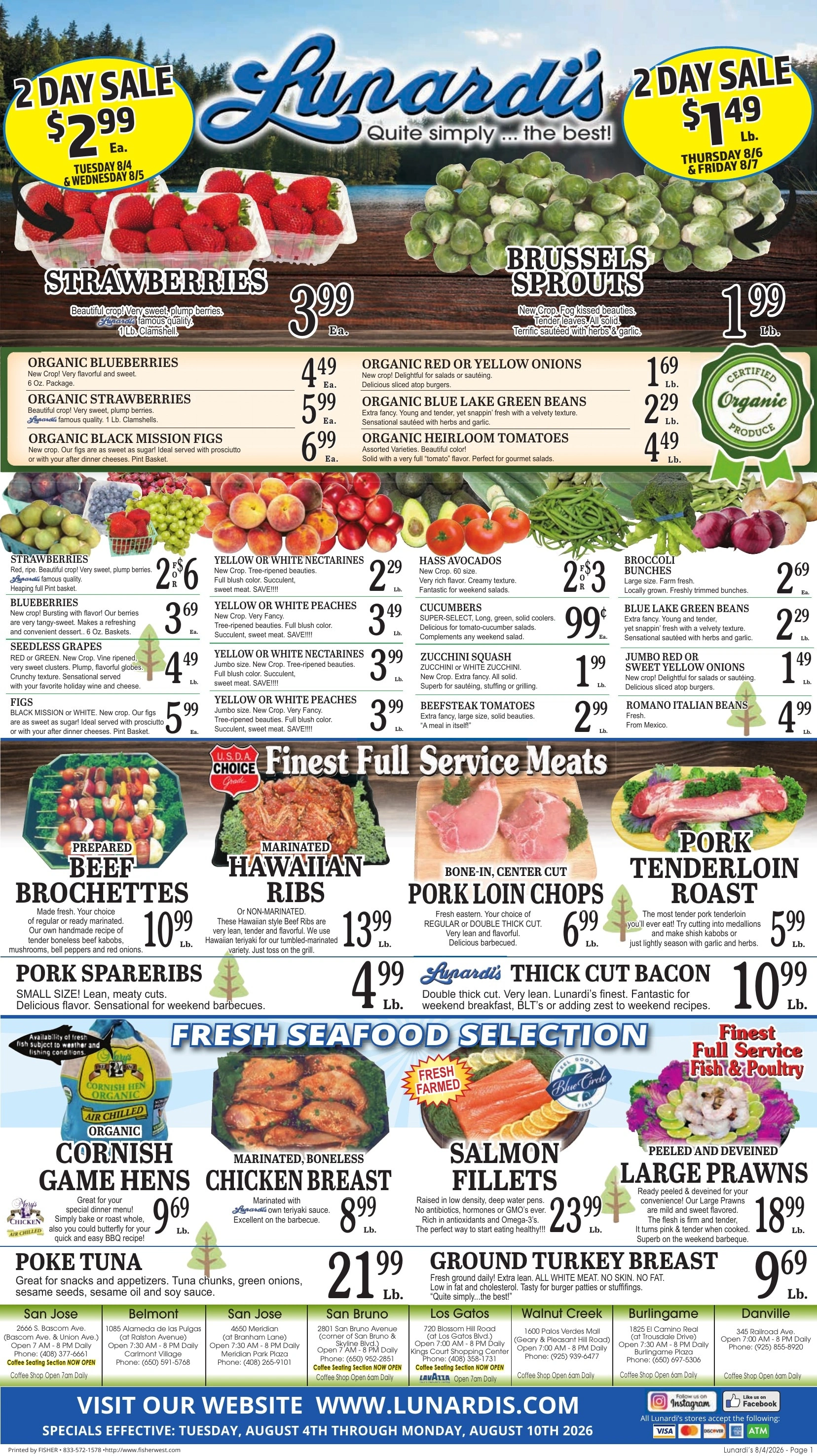 Lunardi's Markets flyer page 1