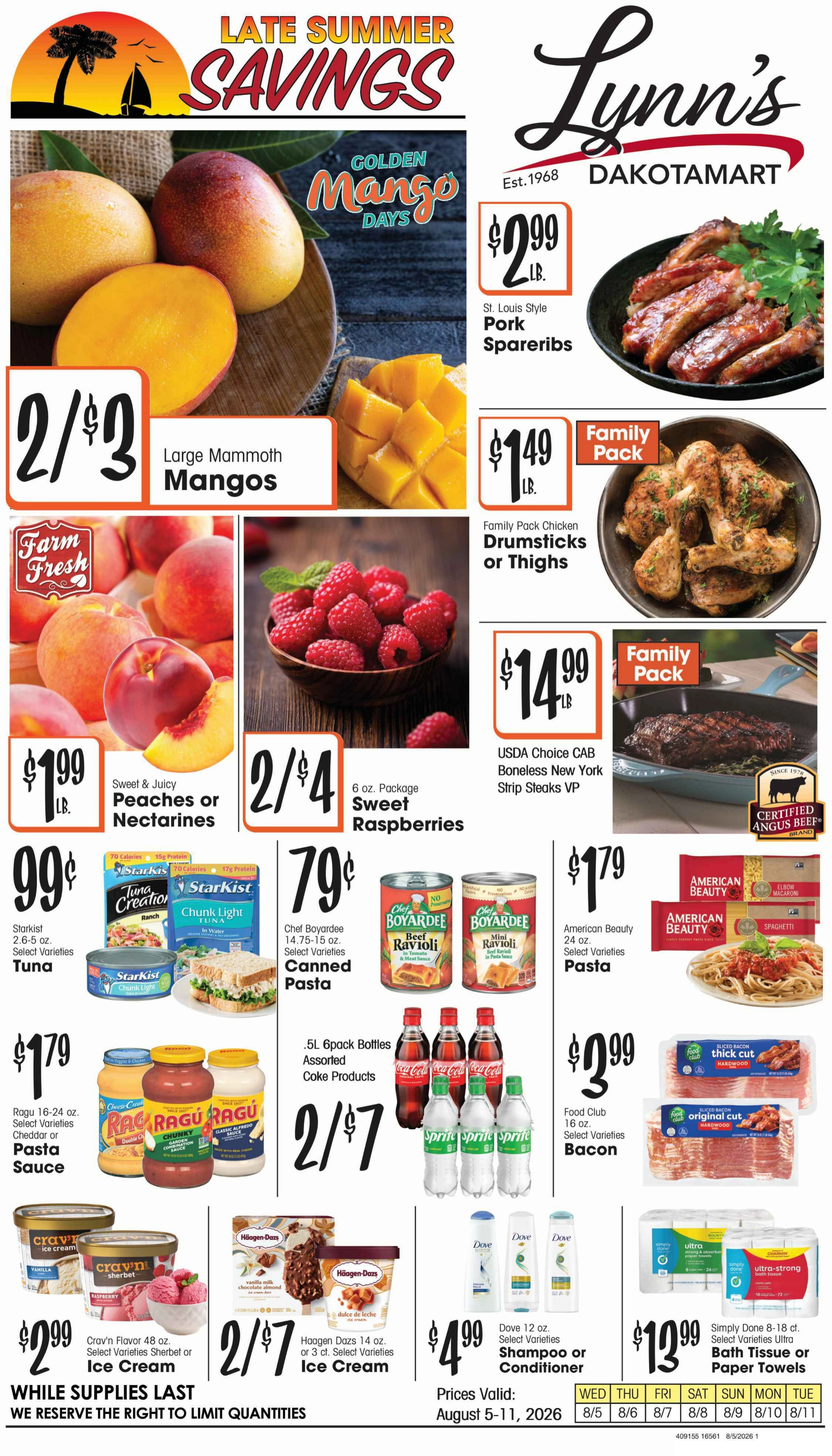 Lynn's Dakotamart flyer page 1