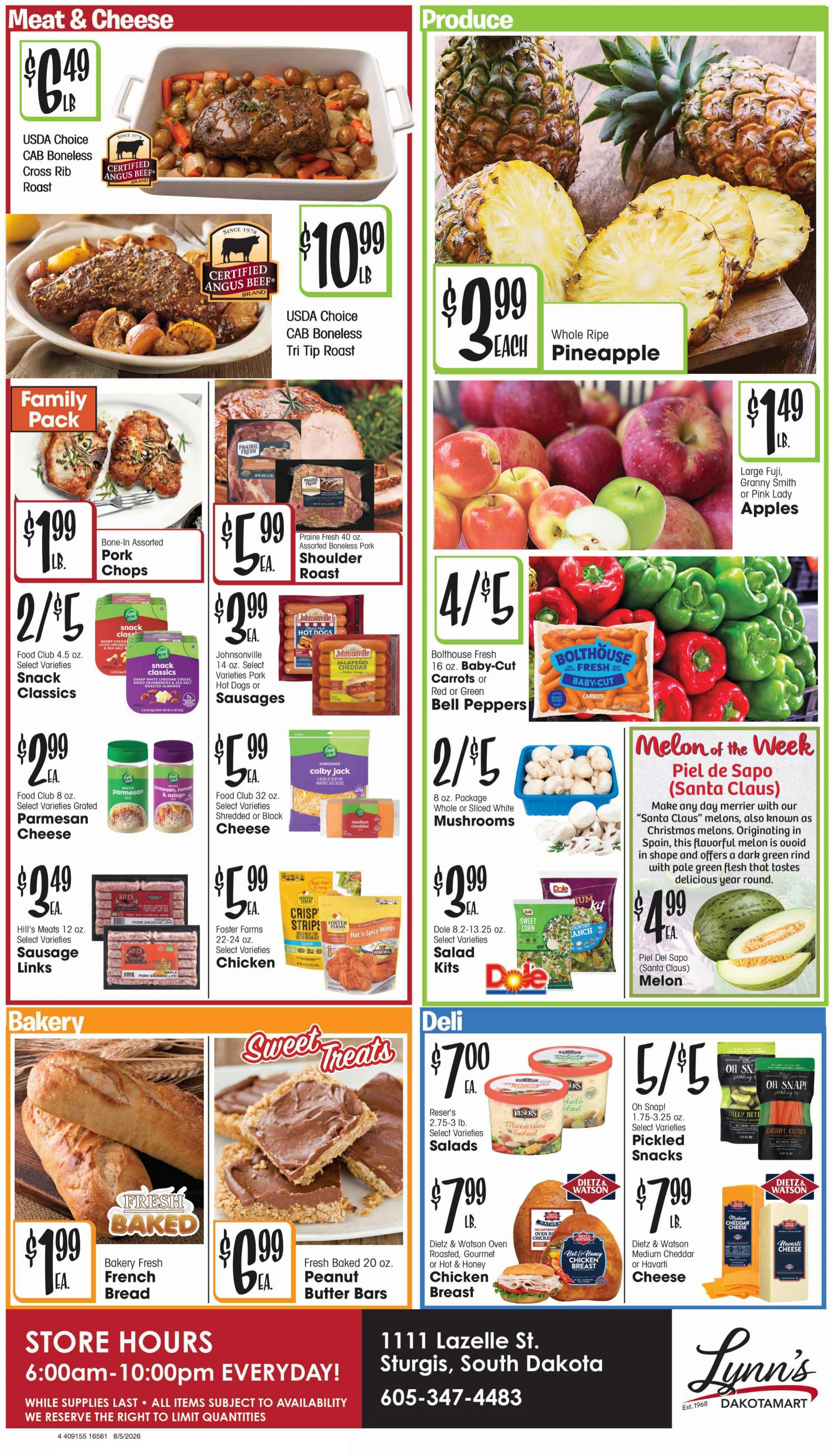 Lynn's Dakotamart flyer page 4