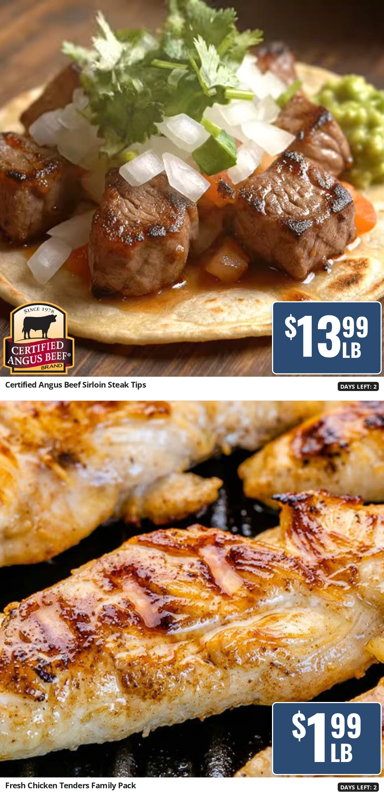Main Street Grocery flyer page 1