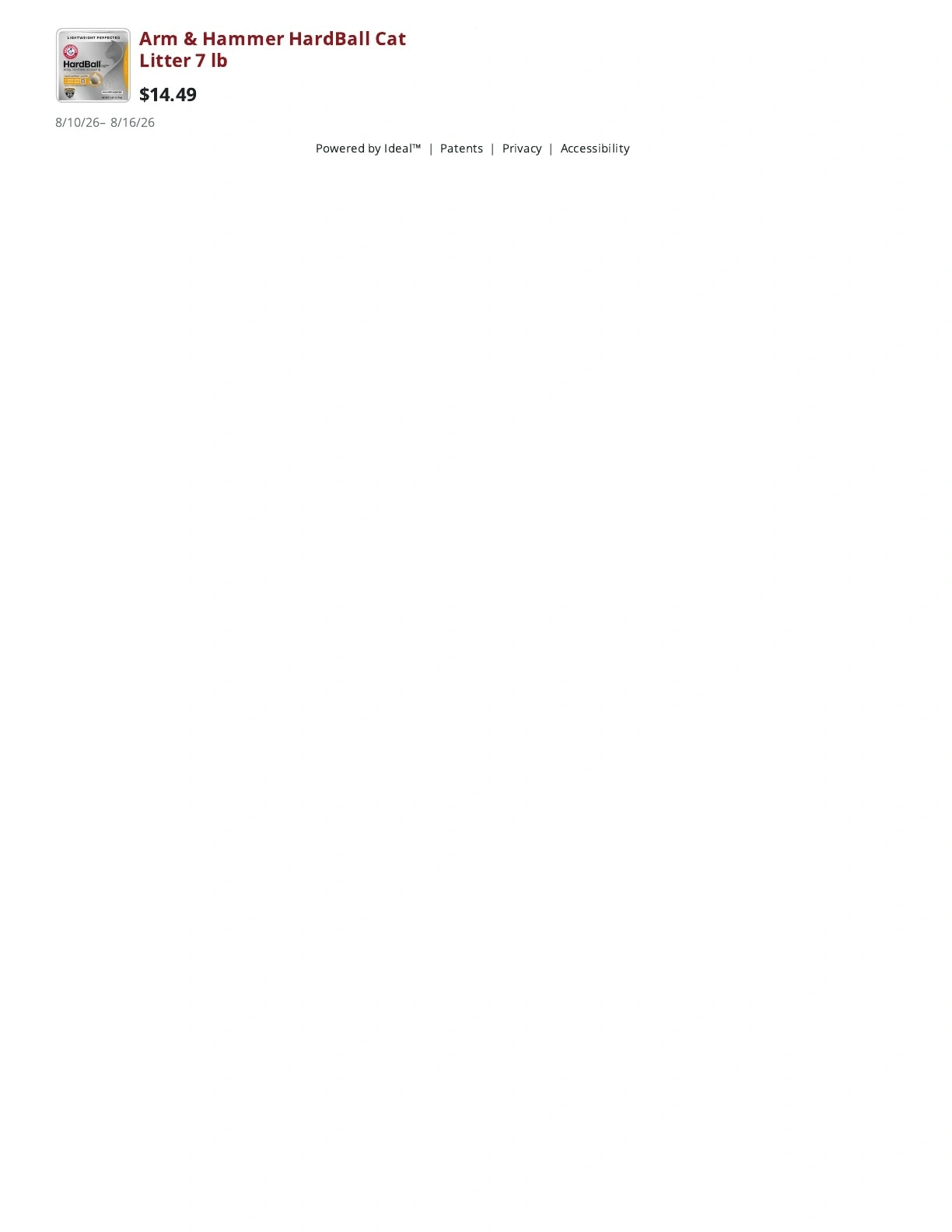 Main Street Market flyer page 10