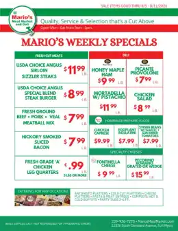 Mario's Meat Market & Deli Weekly Ad