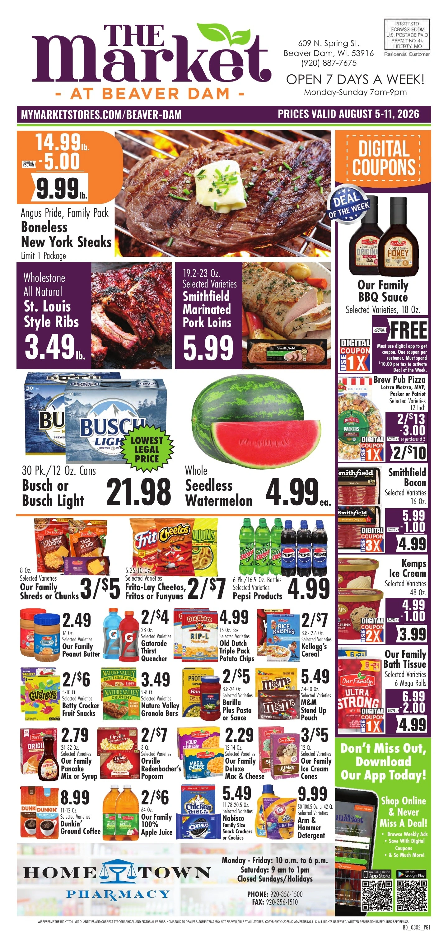 The Market at Beaver Dam flyer page 1