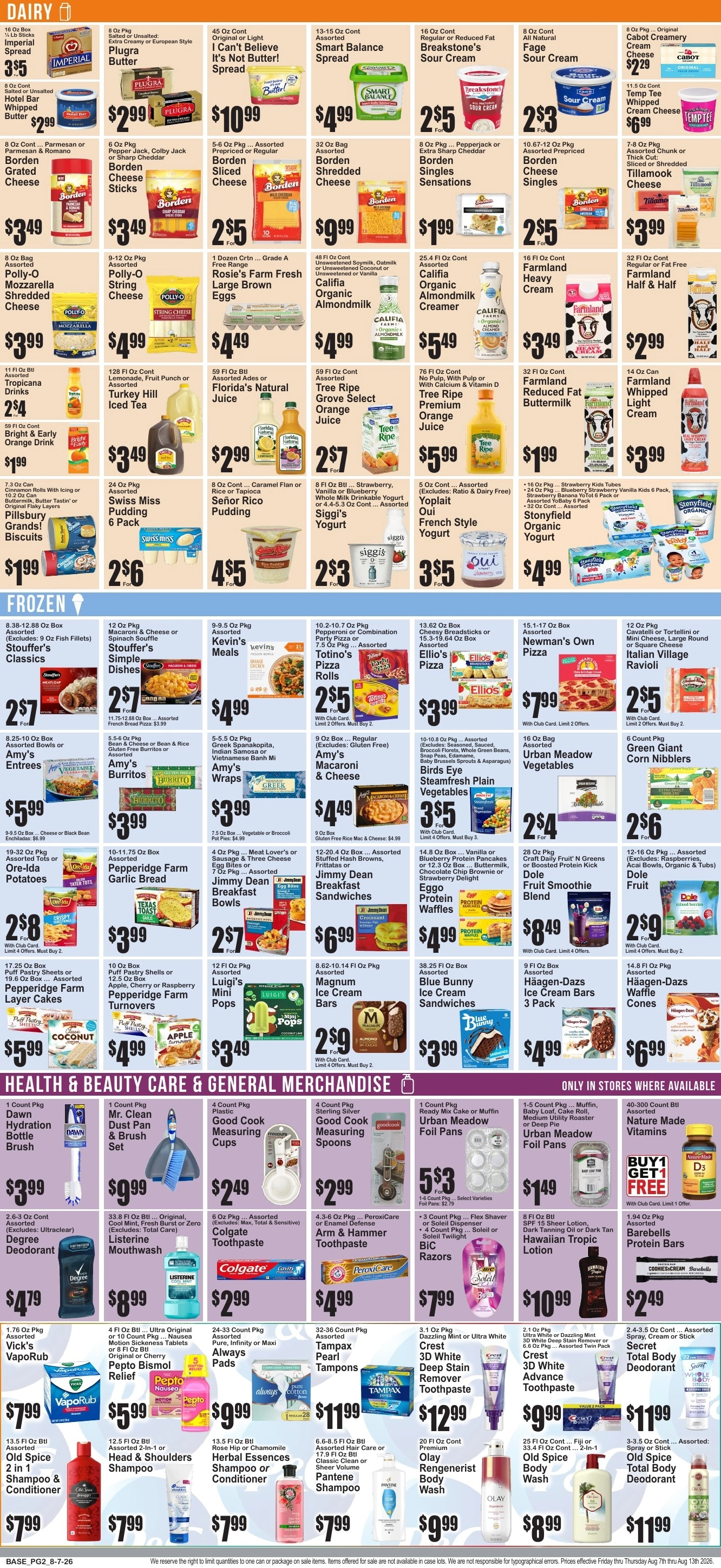 Market Fresh Supermarkets flyer page 3