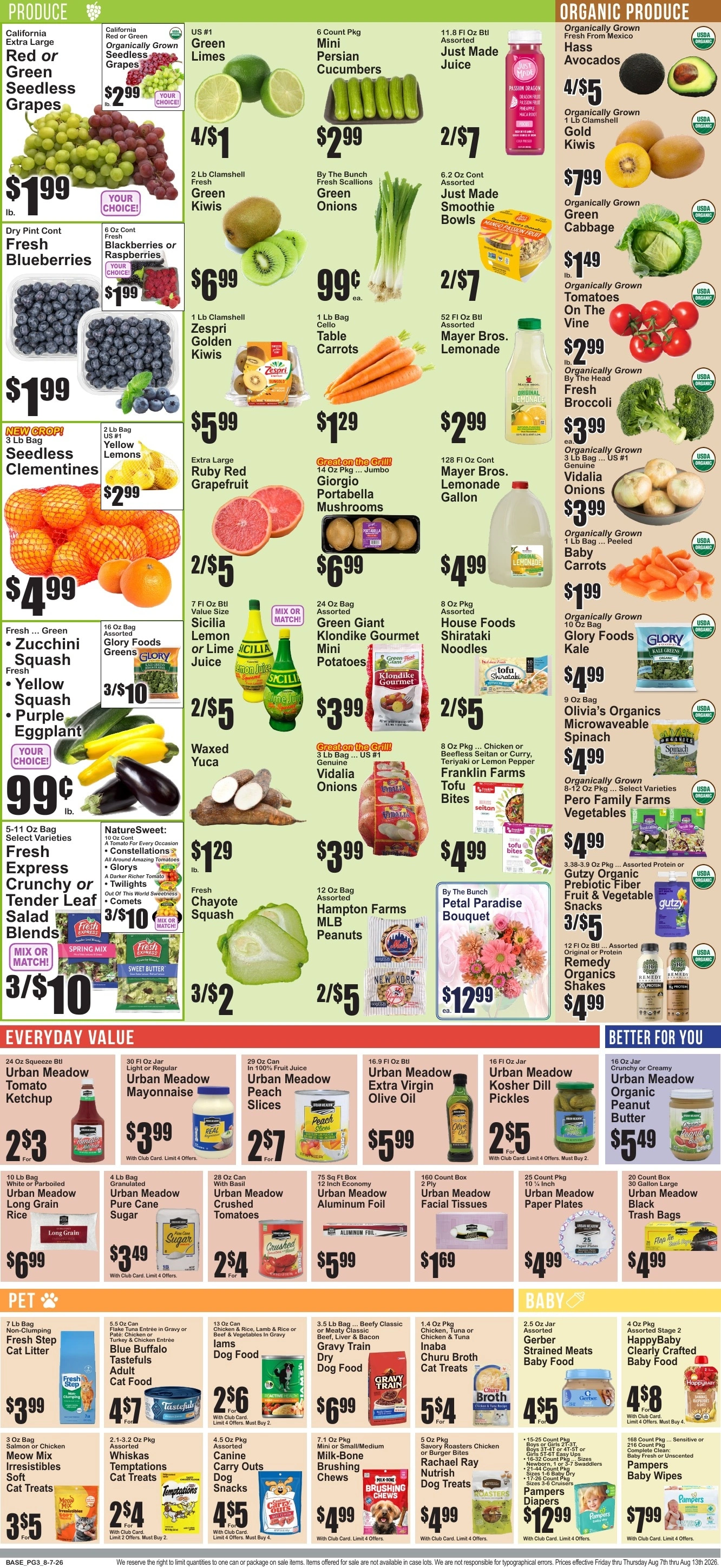 Market Fresh Supermarkets flyer page 4