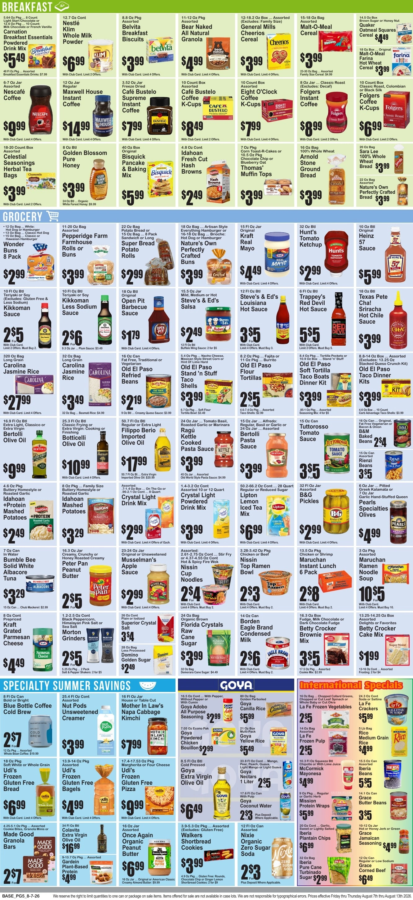 Market Fresh Supermarkets flyer page 6
