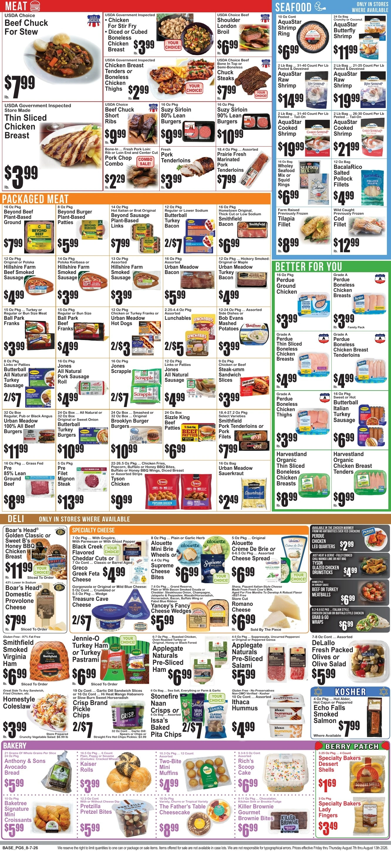 Market Fresh Supermarkets flyer page 7