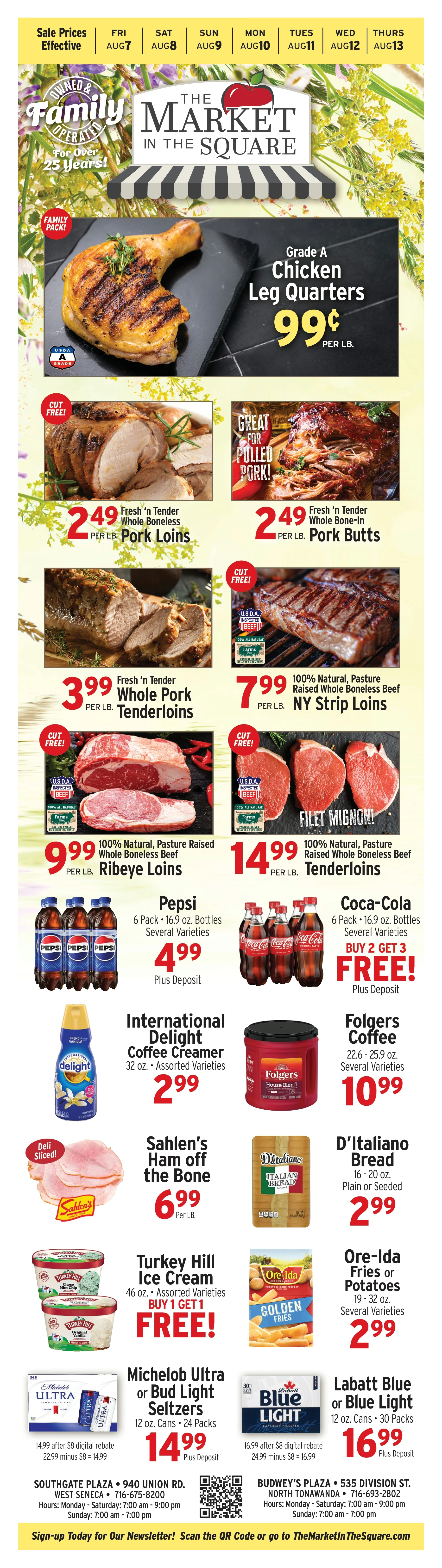The Market in the Square flyer page 1
