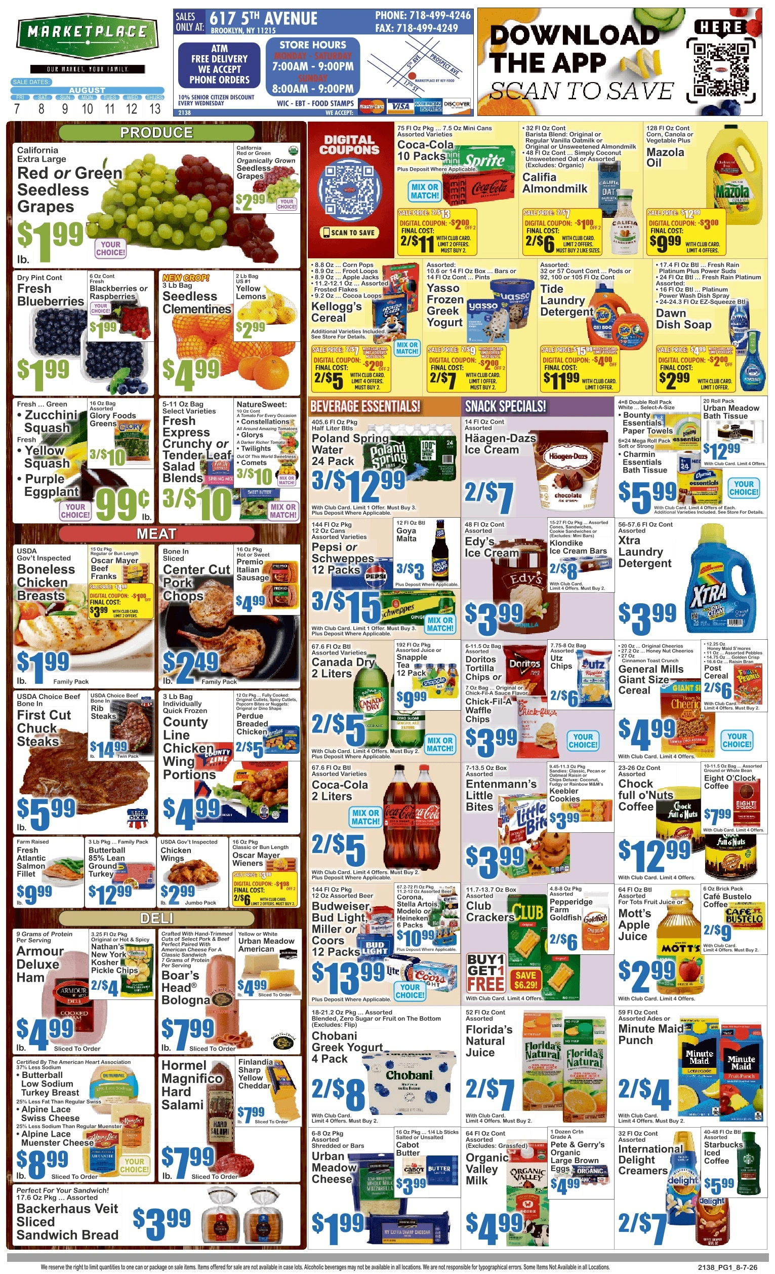 Marketplace by Key Food flyer page 1
