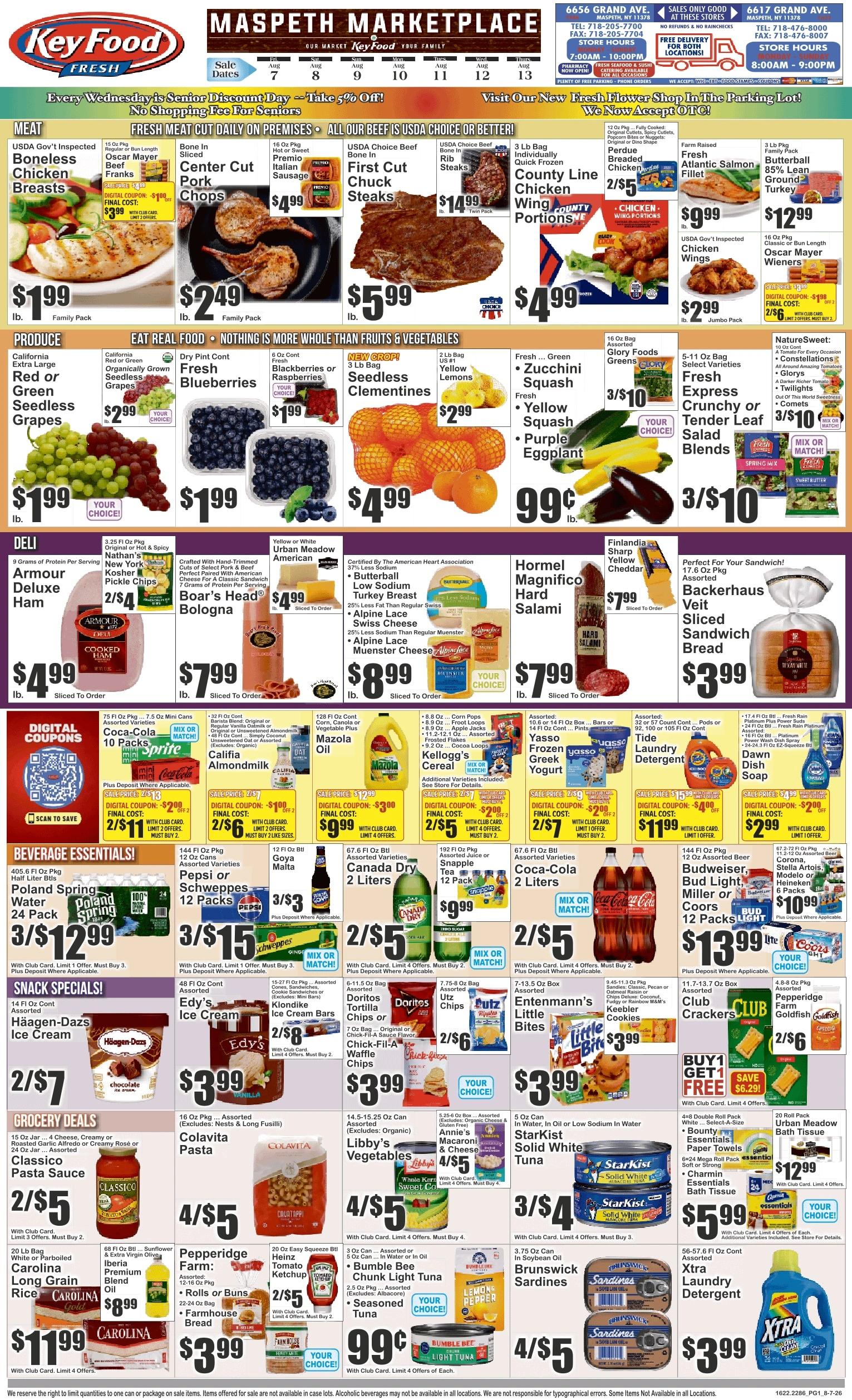 Maspeth Marketplace flyer page 1
