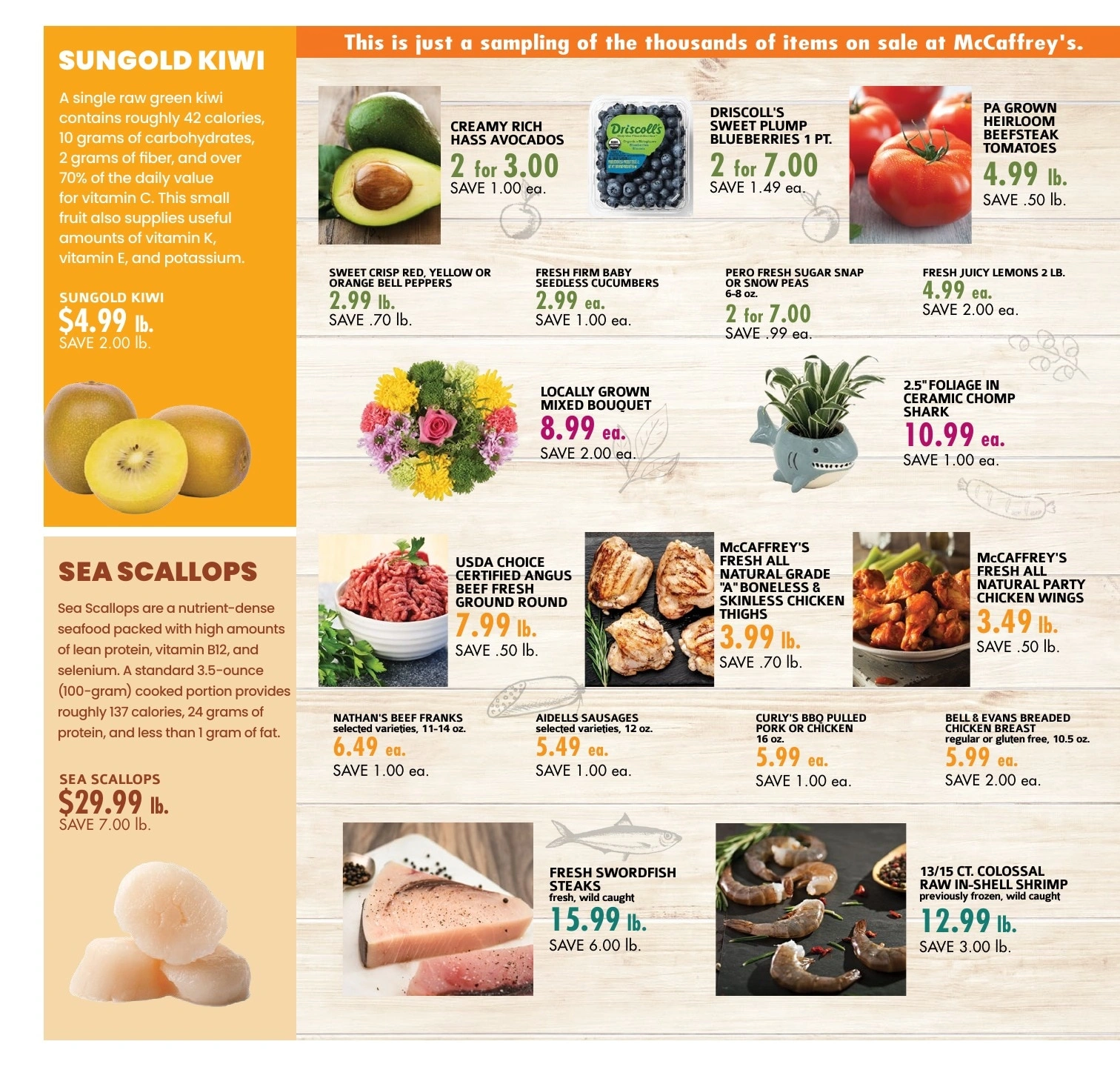 McCaffrey's Food Markets flyer page 2