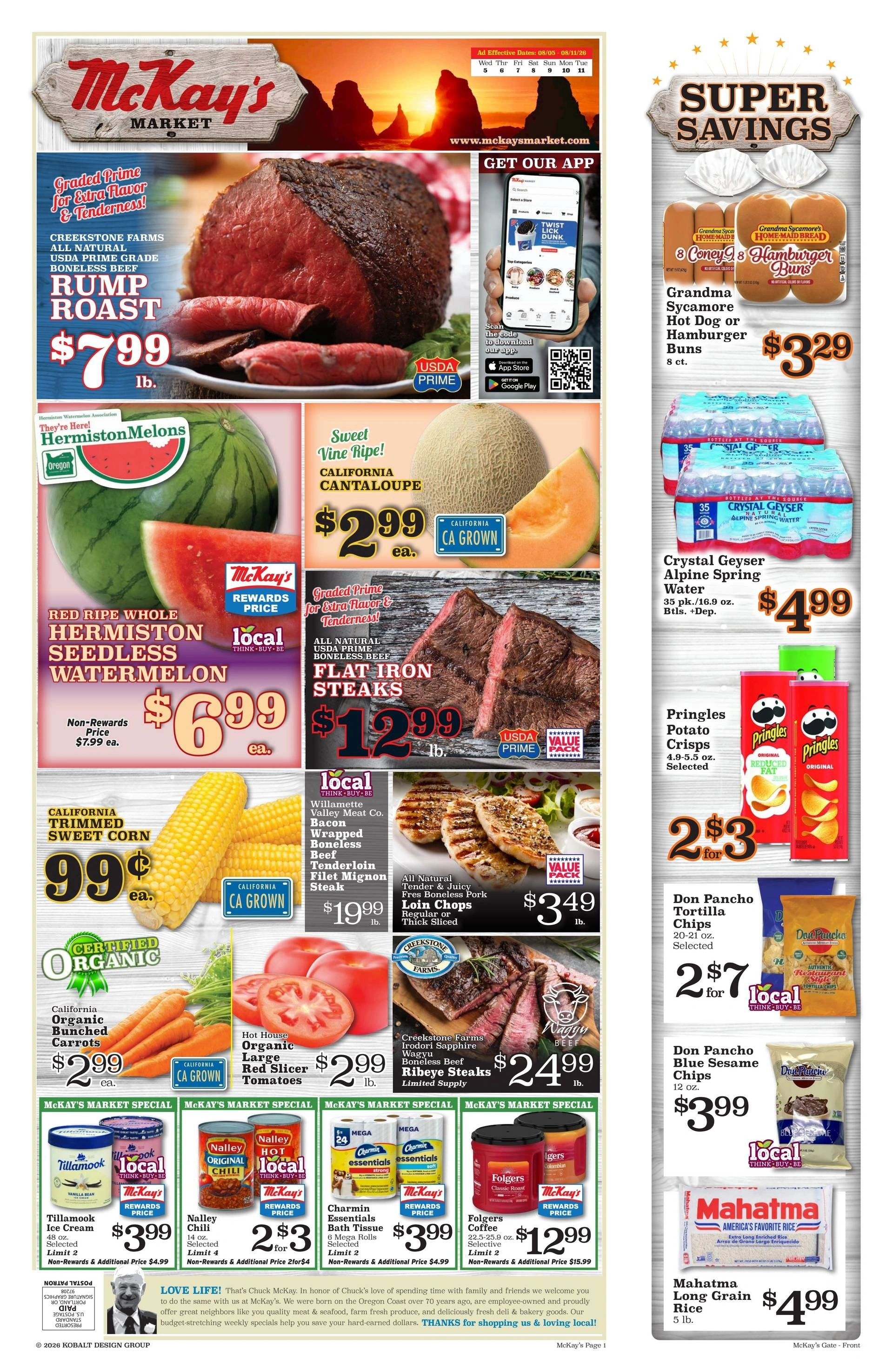 McKay's Market flyer page 1