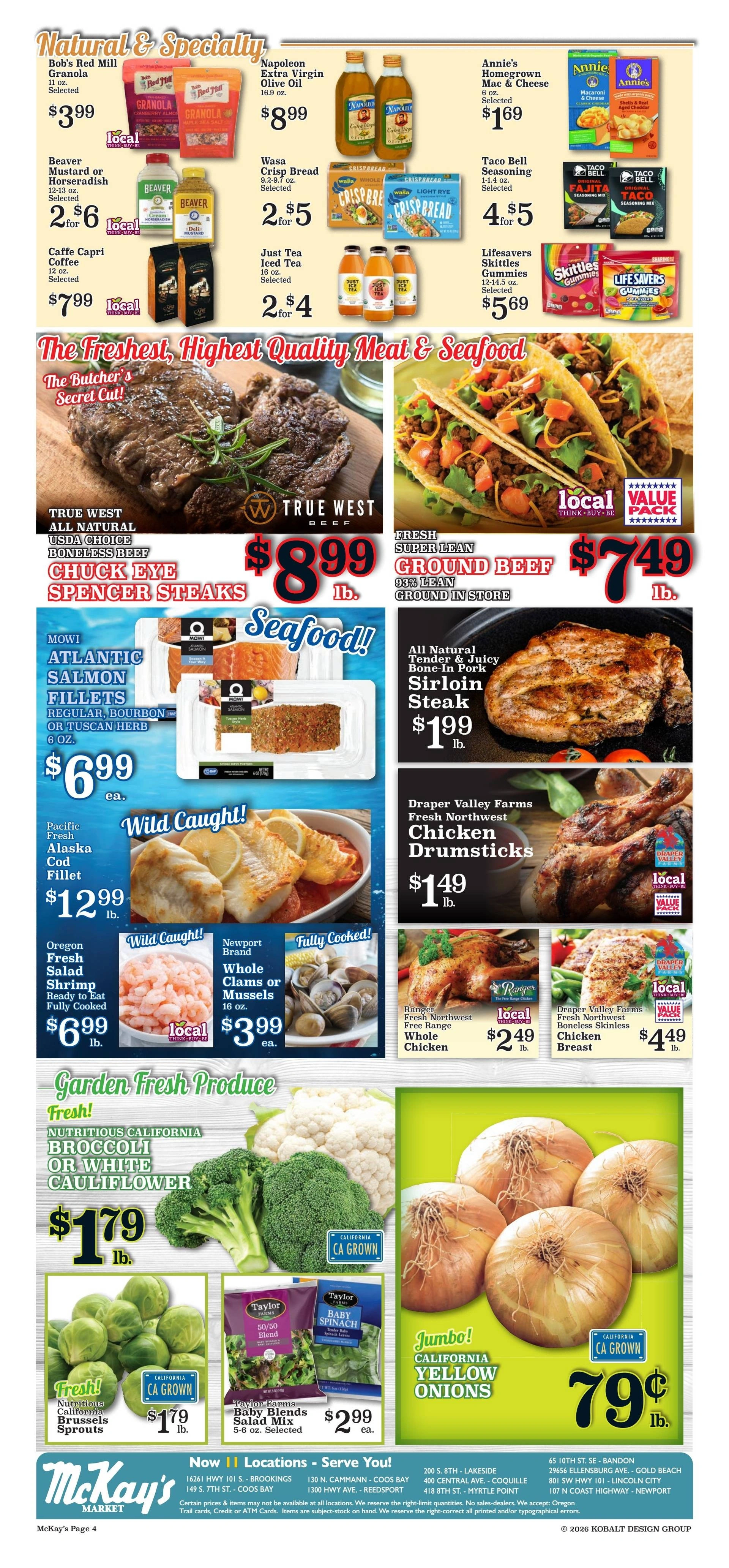 McKay's Market flyer page 4
