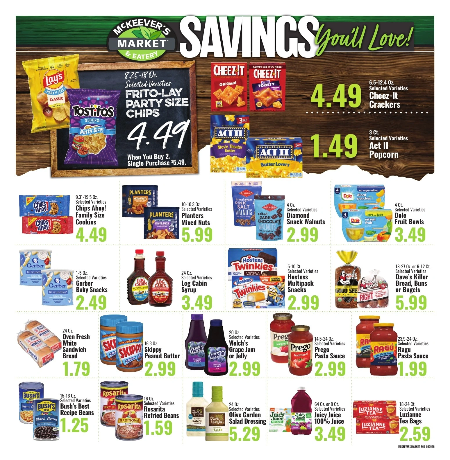 McKeever's Market & Eatery flyer page 5