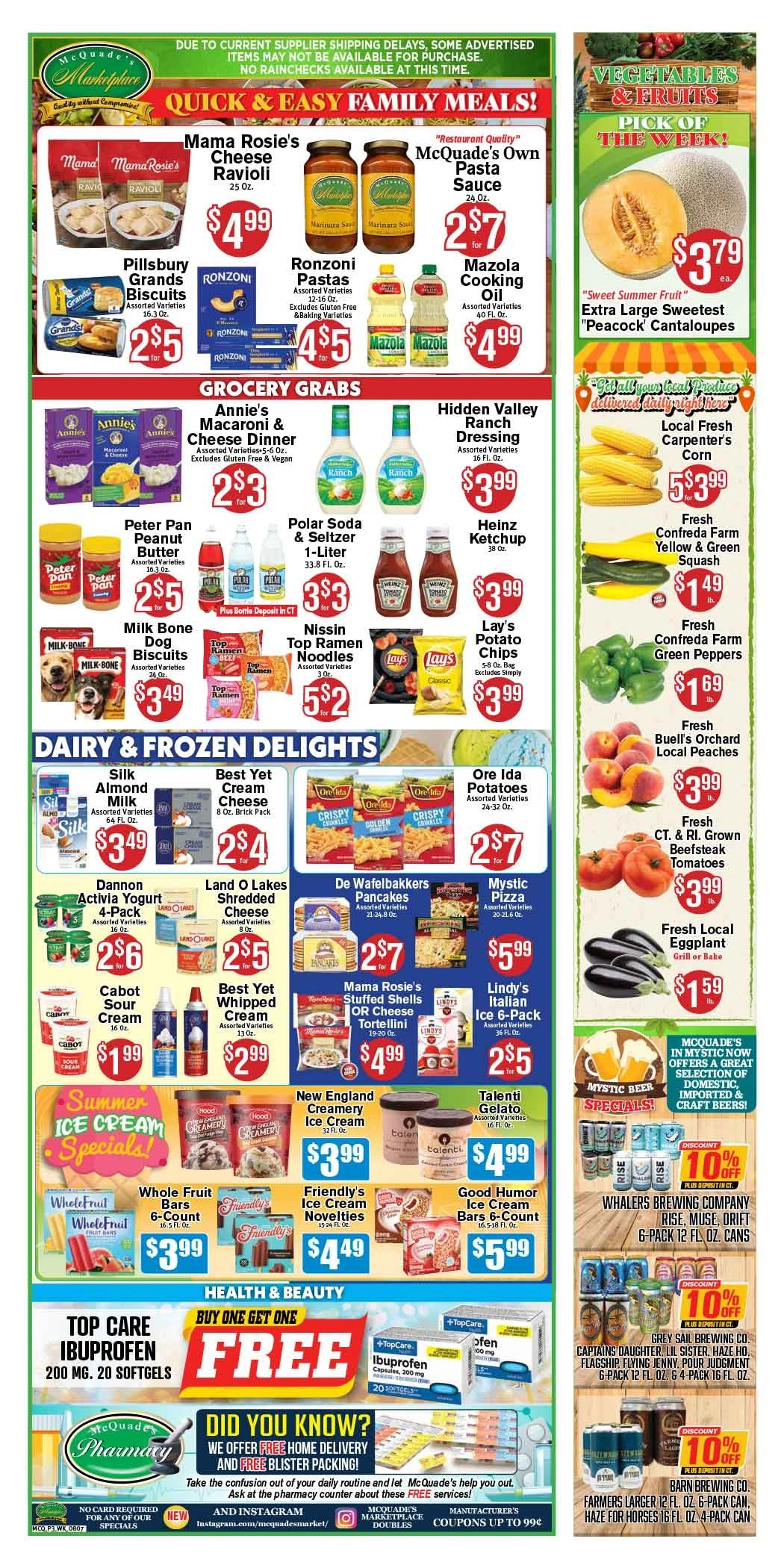 McQuade's Marketplace flyer page 3