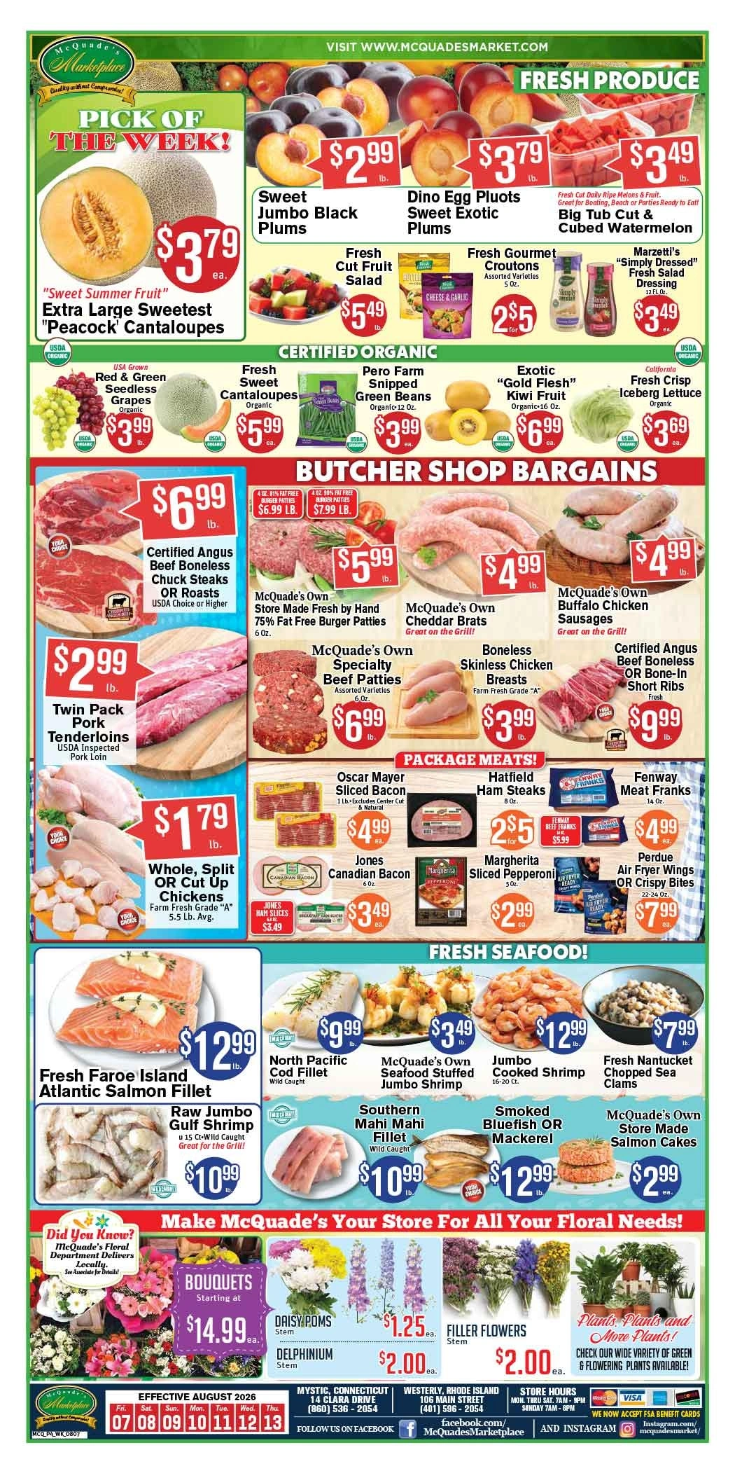 McQuade's Marketplace flyer page 4