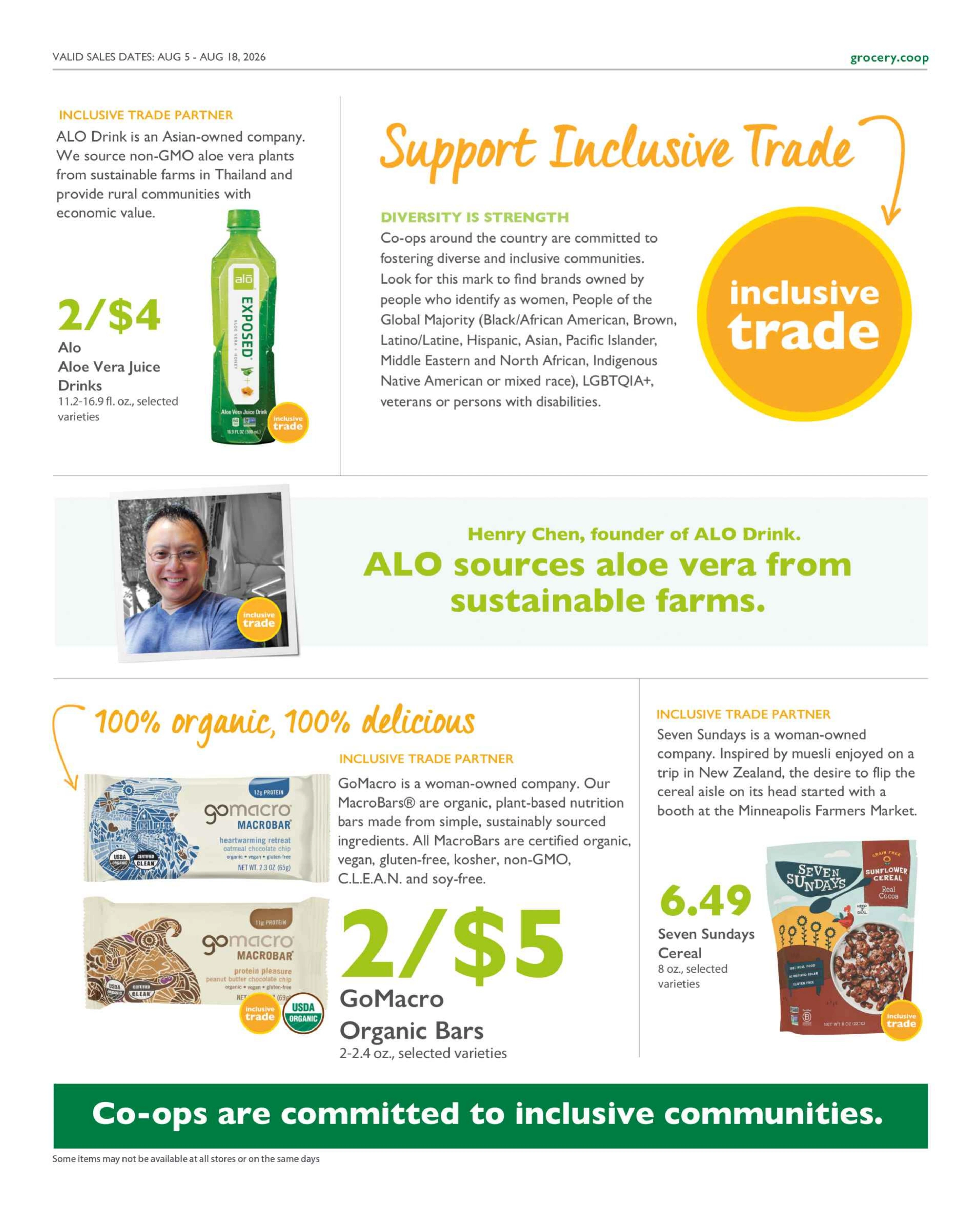 Medford Food Co-op flyer page 8