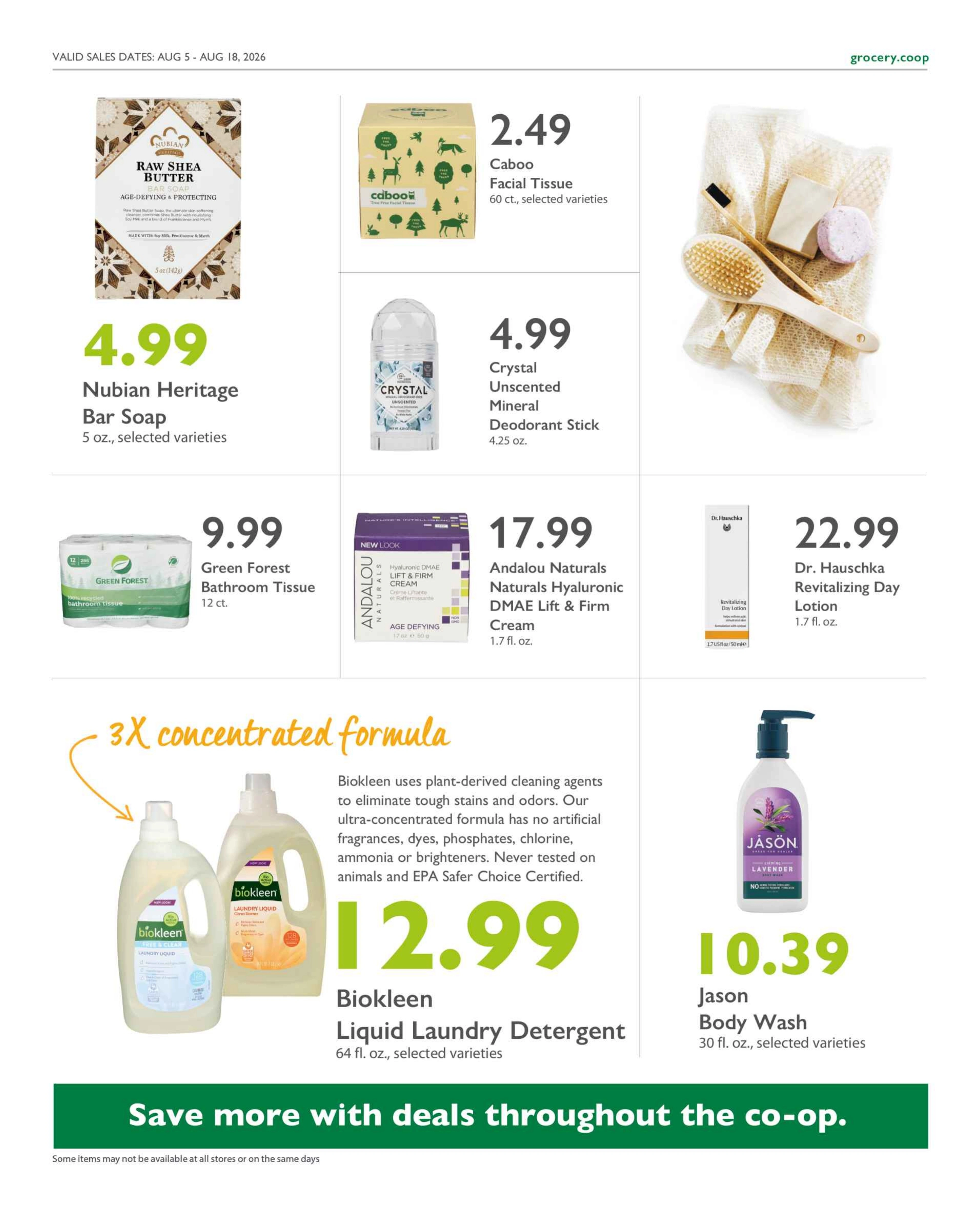 Medford Food Co-op flyer page 15