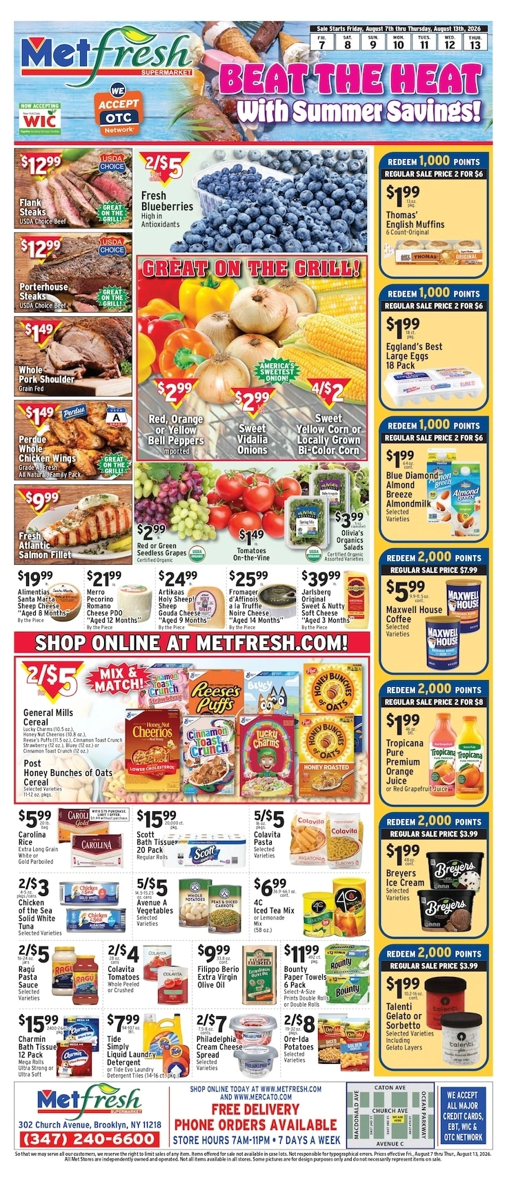 Met Foodmarkets flyer page 1