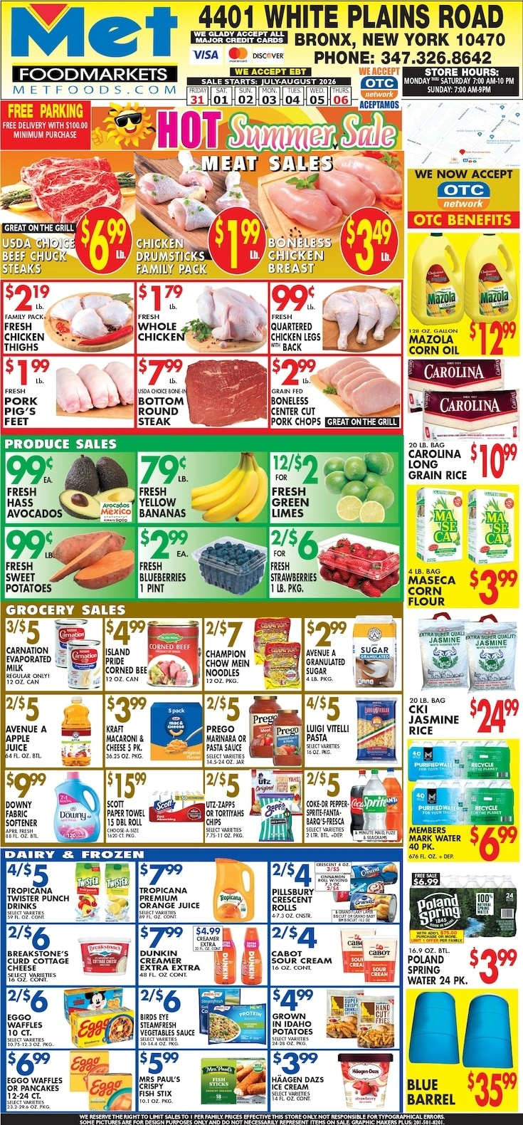 Met Foodmarkets flyer page 1