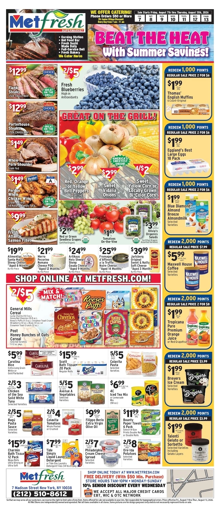 Met Foodmarkets flyer page 1