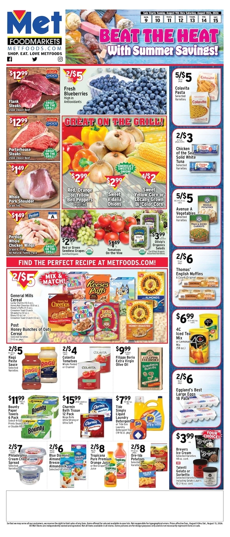 Met Foodmarkets flyer page 1