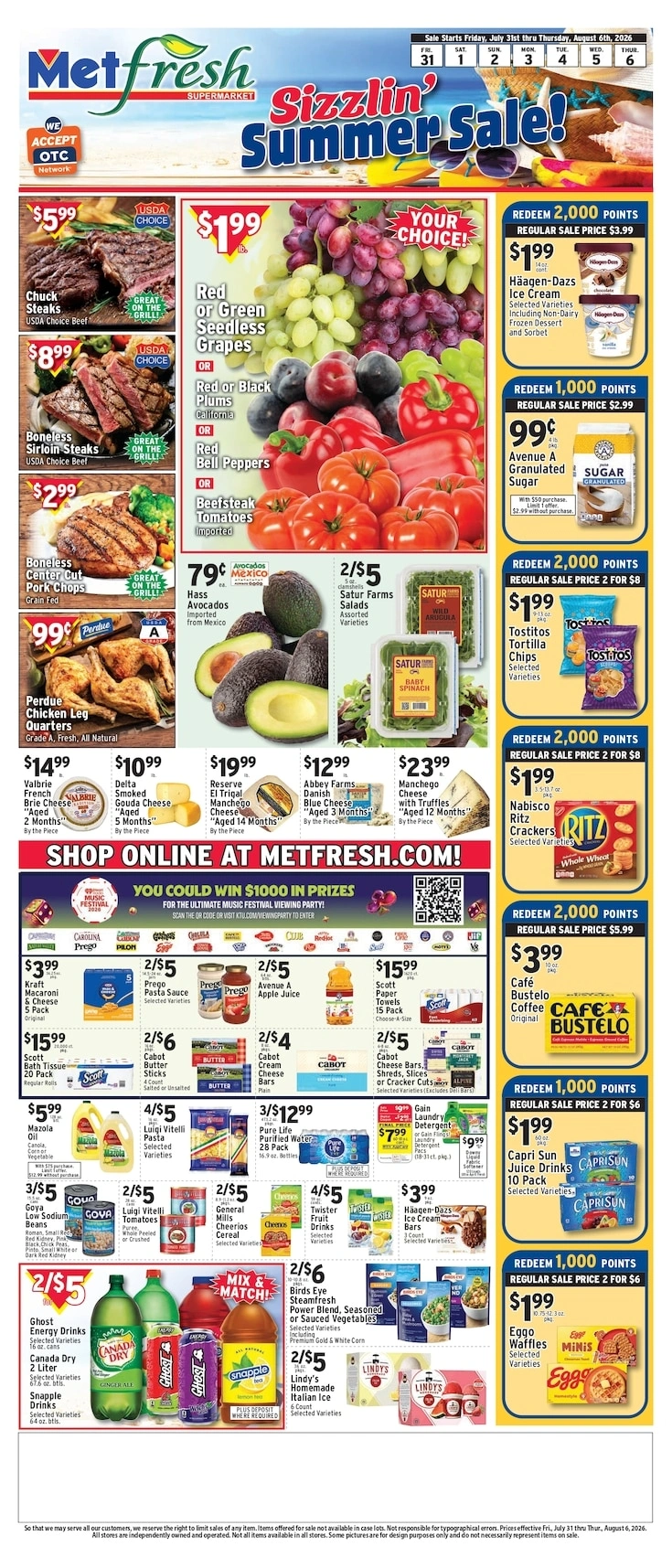Met Foodmarkets flyer page 1