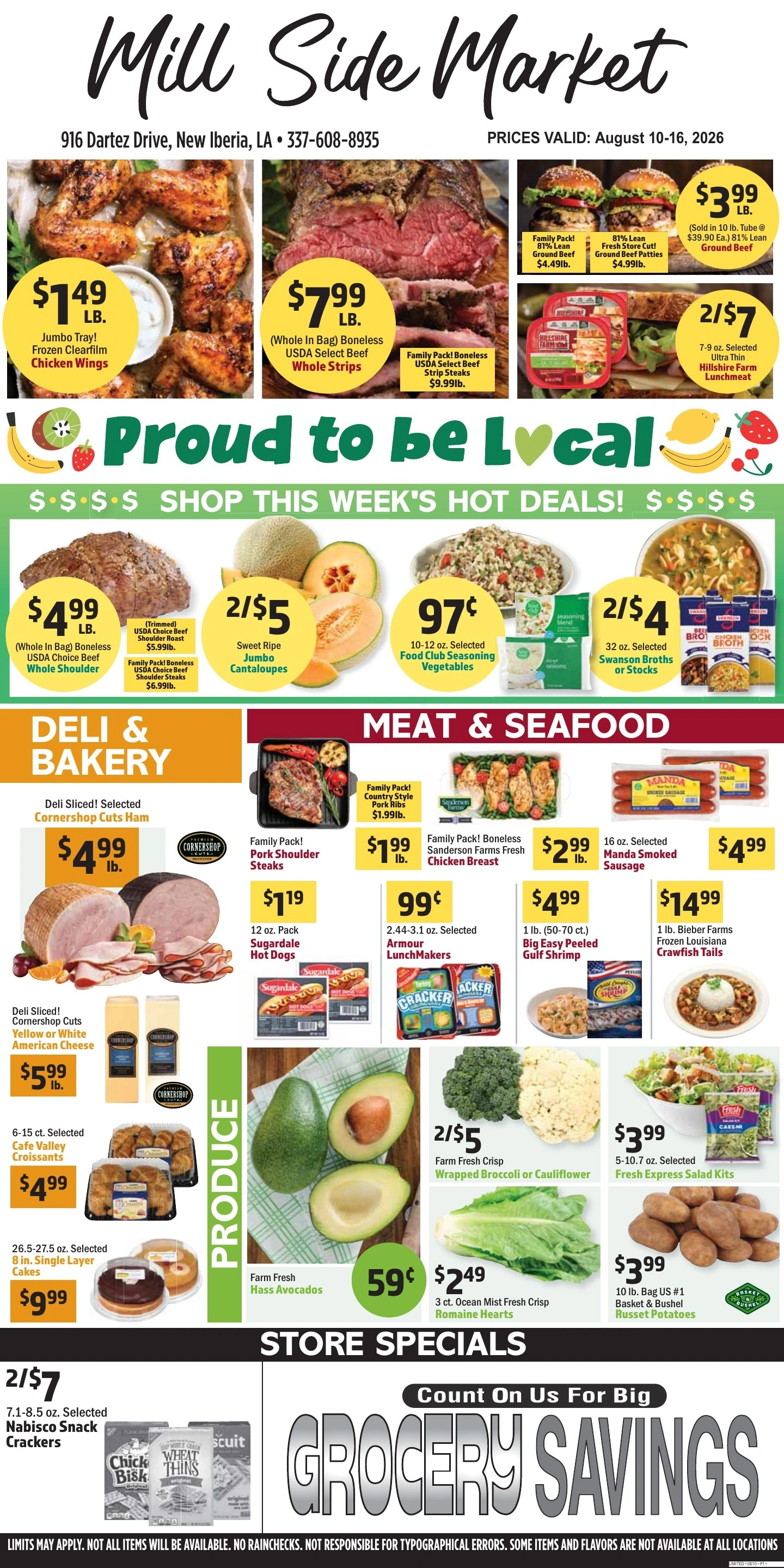 Mill Side Market flyer page 1