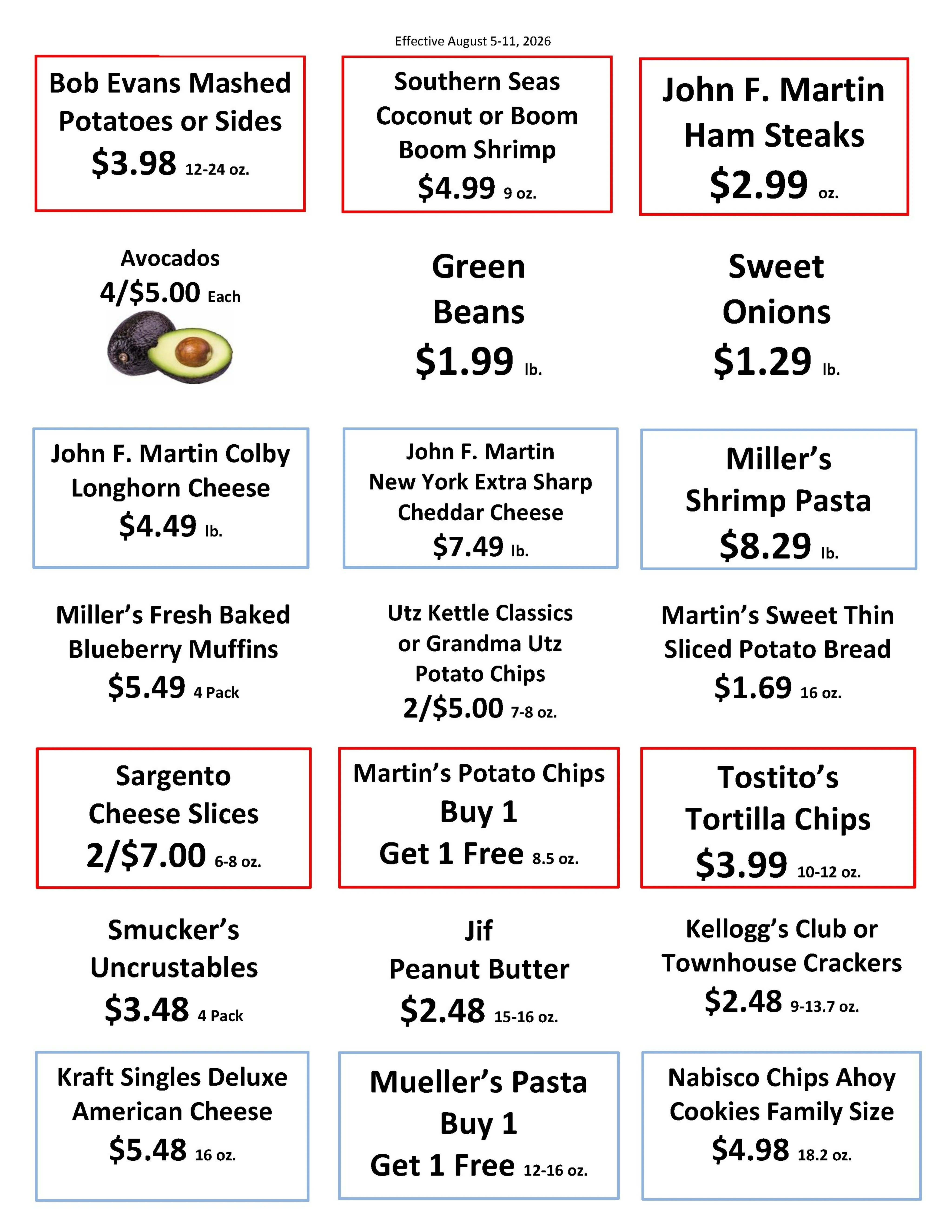 Miller's Food Market flyer page 2
