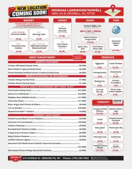 Moisha's Supermarket Weekly Ad