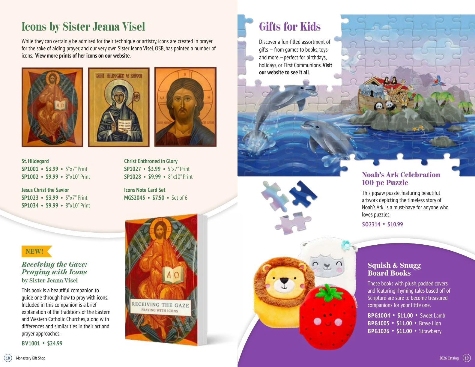 Monastery Gift Shop flyer page 10