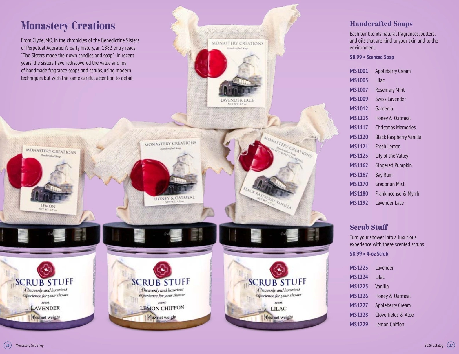 Monastery Gift Shop flyer page 14
