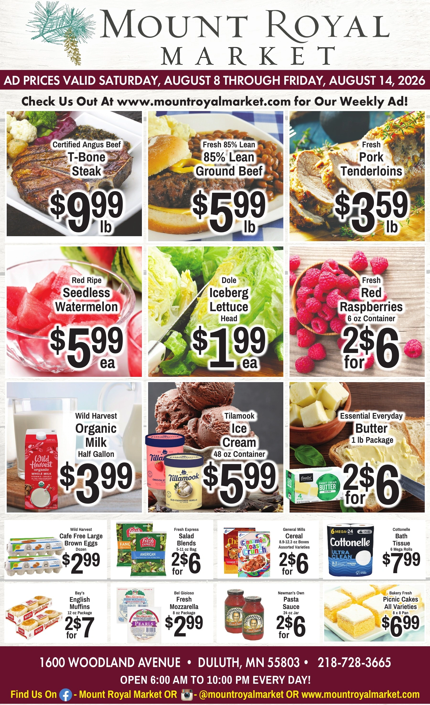 Mount Royal Market flyer page 1