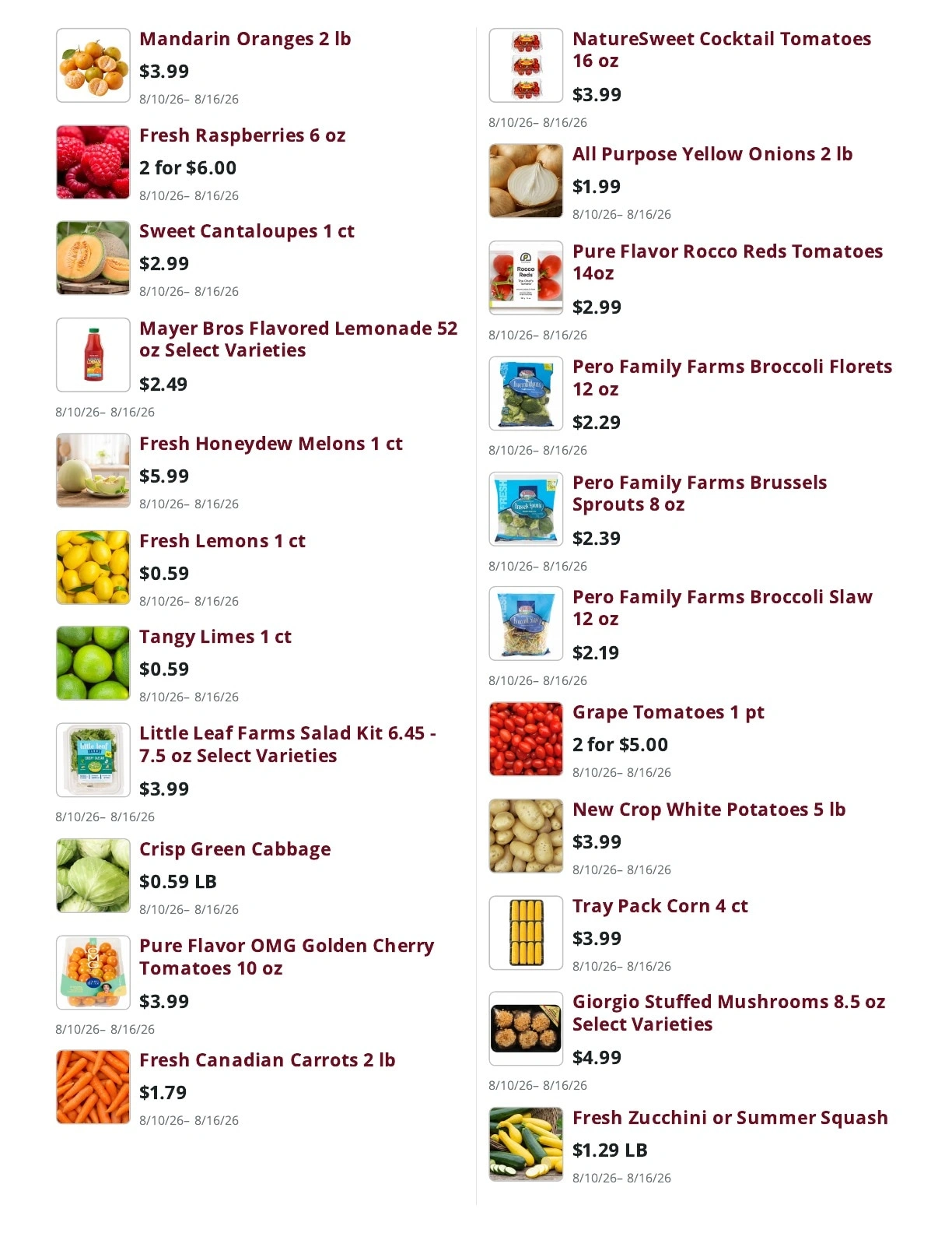 Mountain Country Grocery flyer page 4