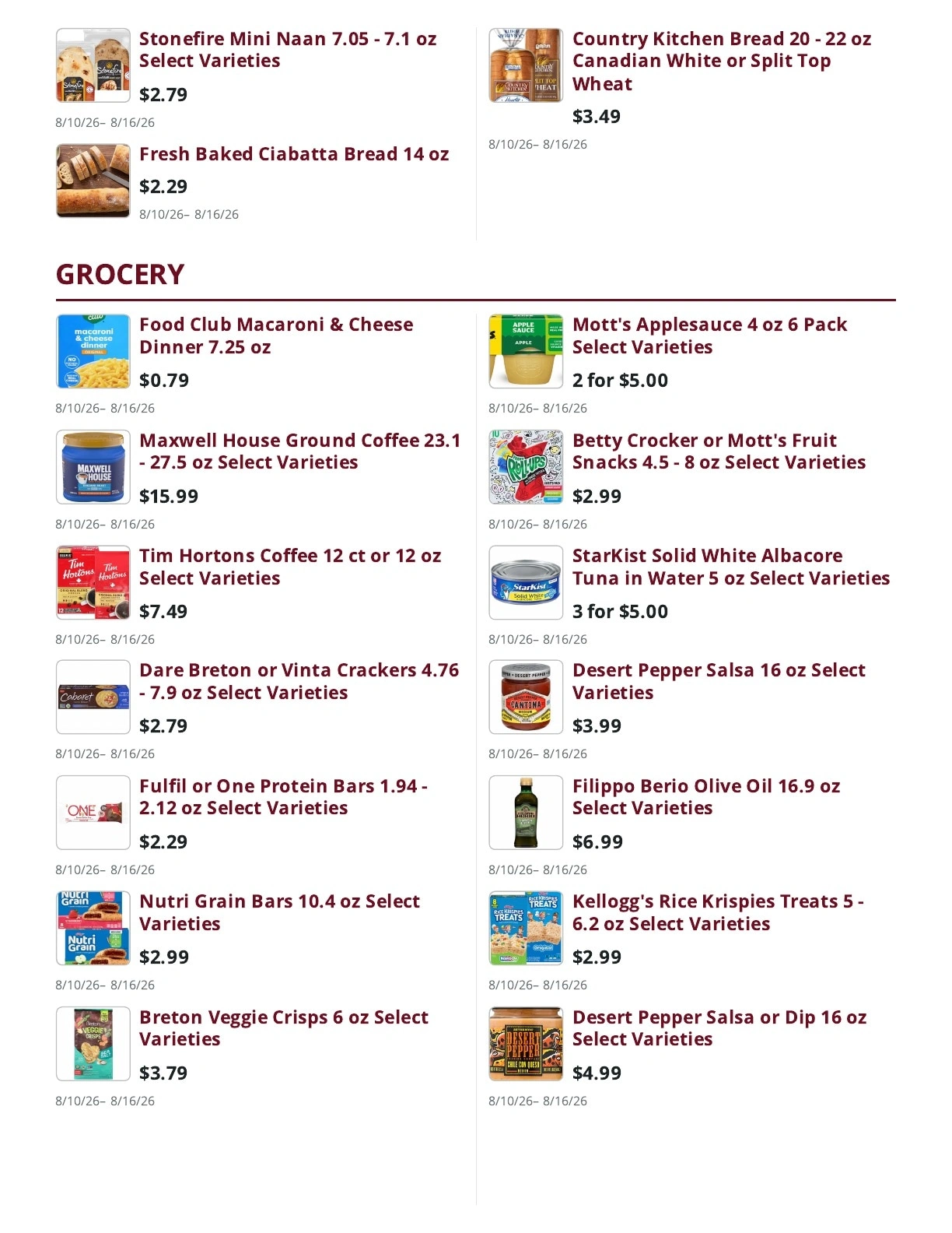 Mountain Country Grocery flyer page 7