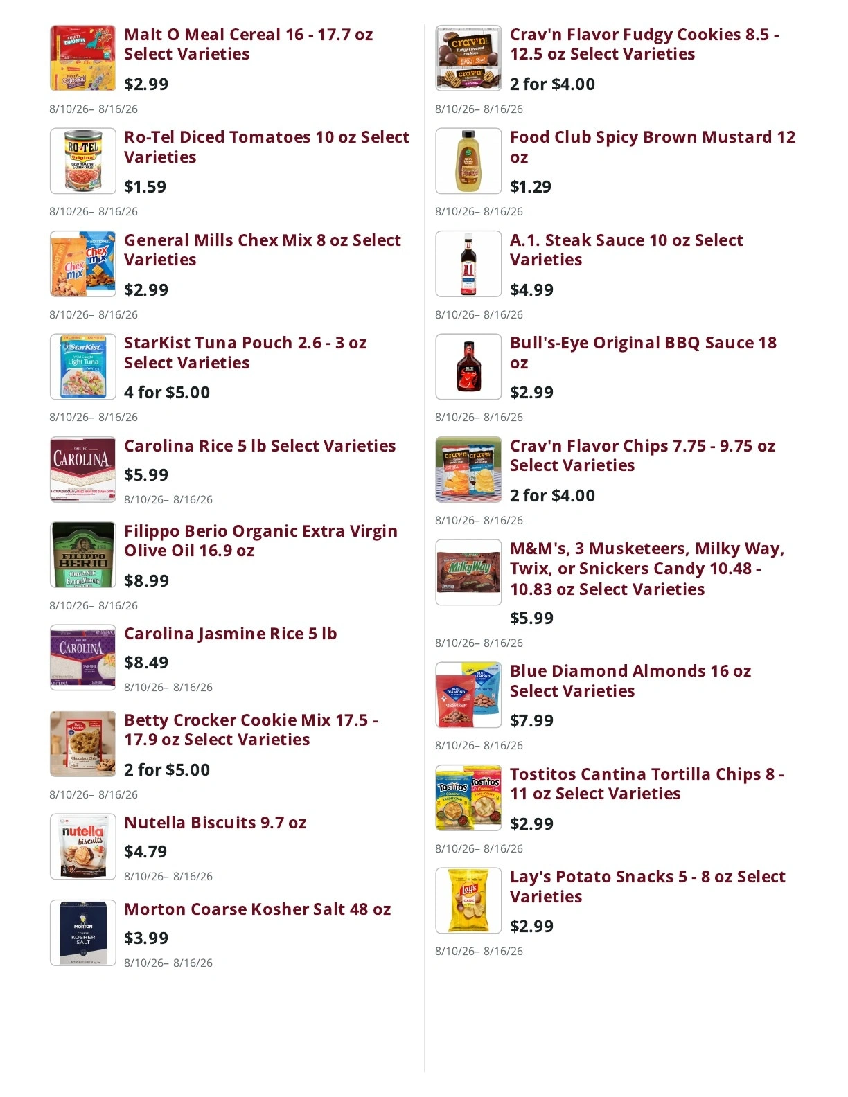 Mountain Country Grocery flyer page 8