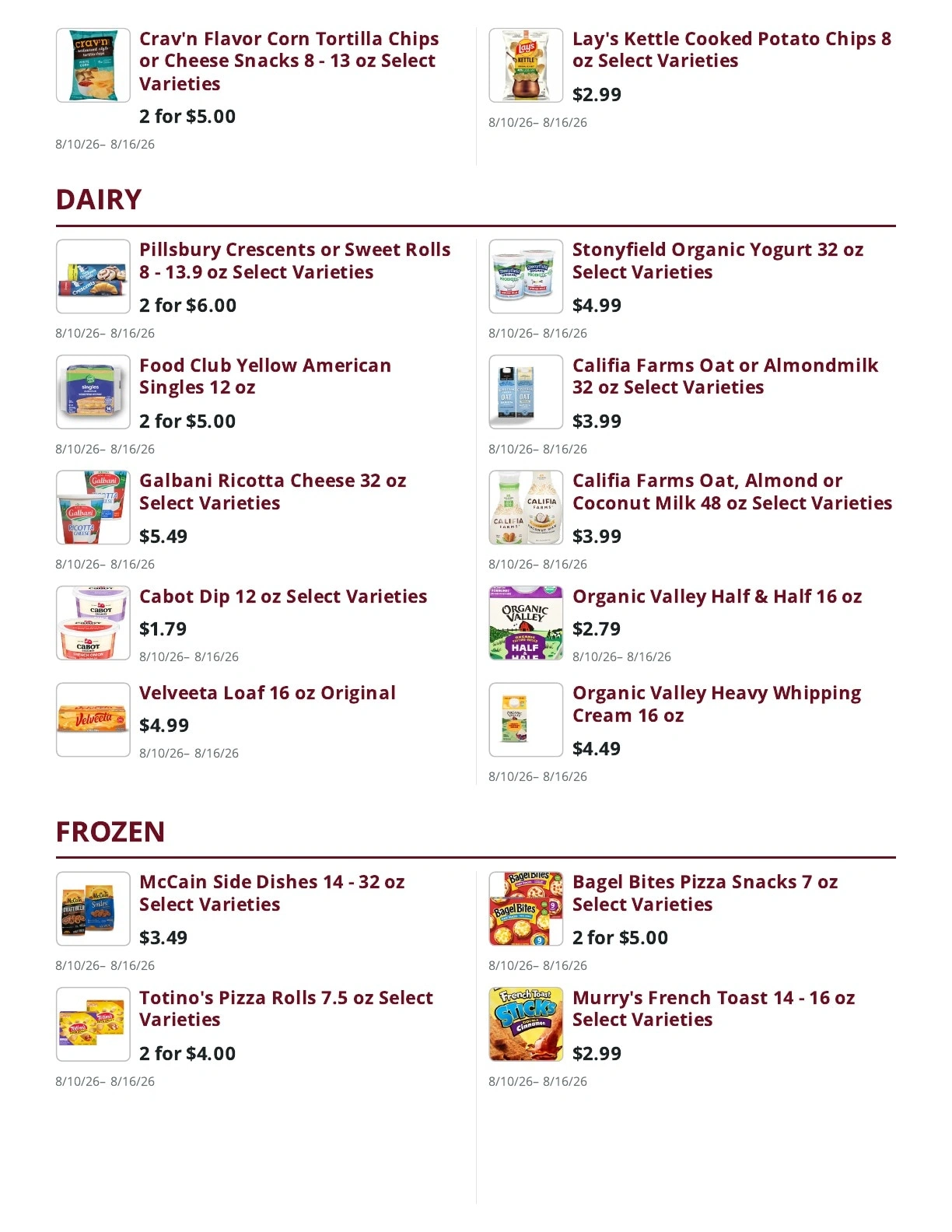 Mountain Country Grocery flyer page 9