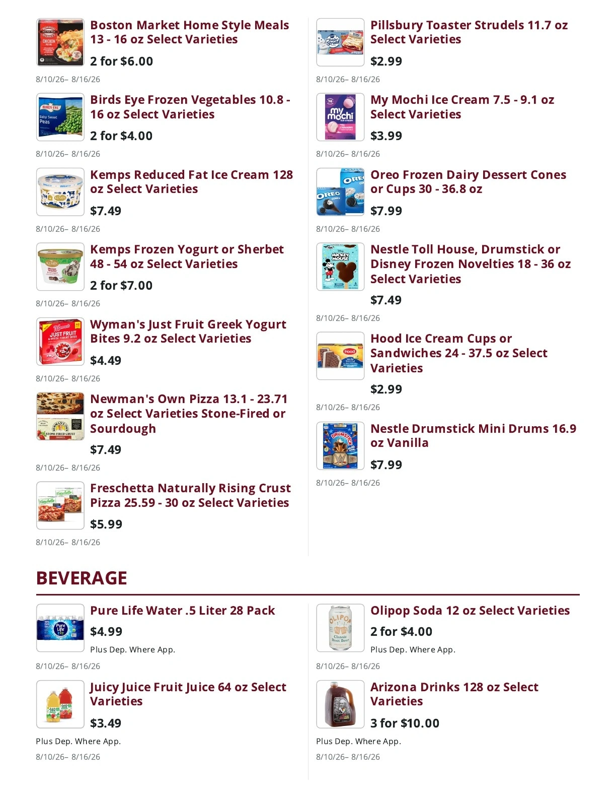Mountain Country Grocery flyer page 10