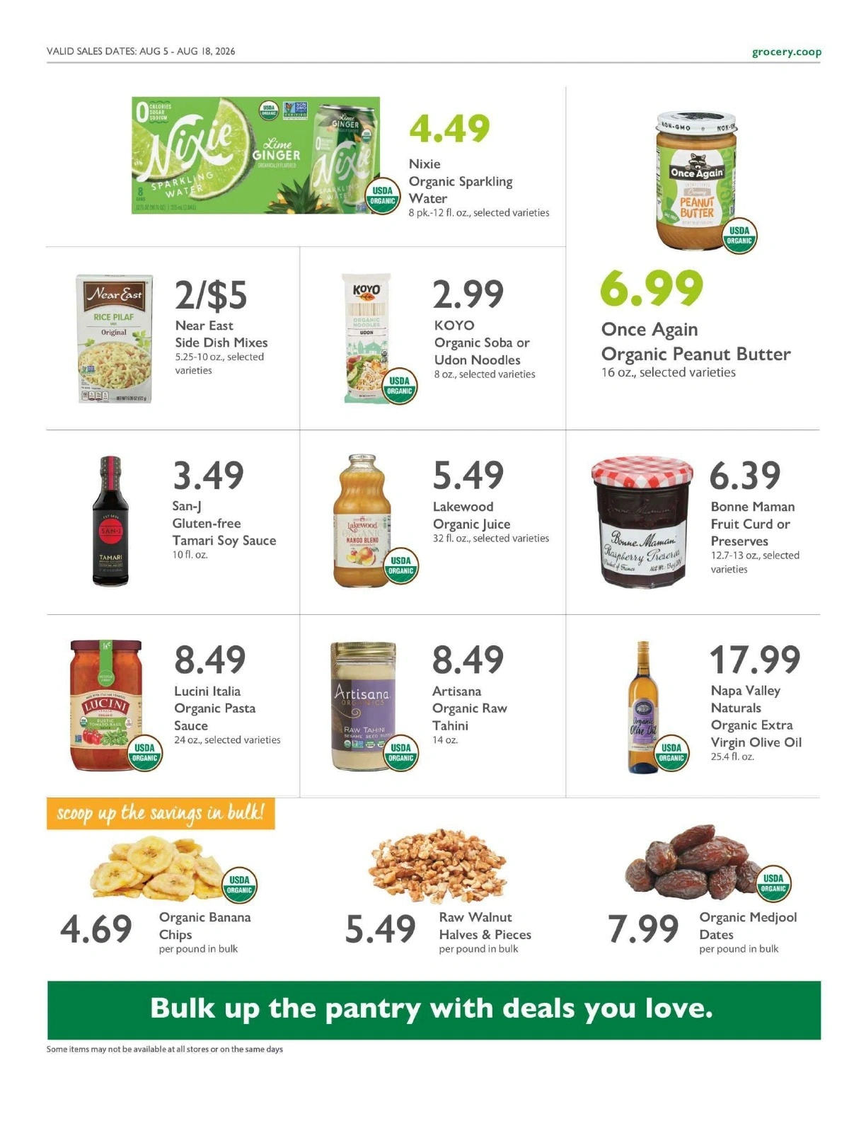 Davis Food Co-op flyer page 7