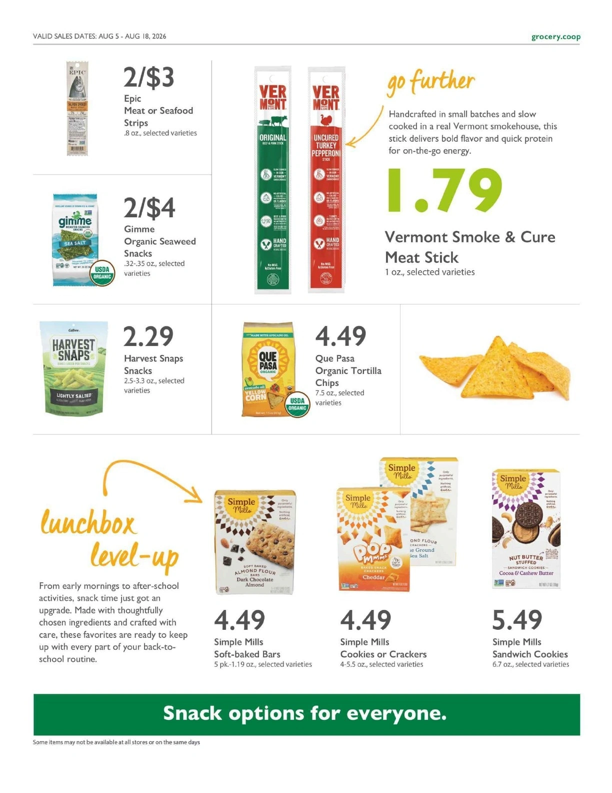 Potsdam Food Co-op flyer page 10