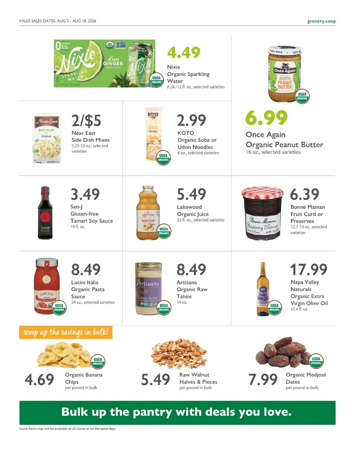 Sacramento Natural Foods Co-op flyer page 7