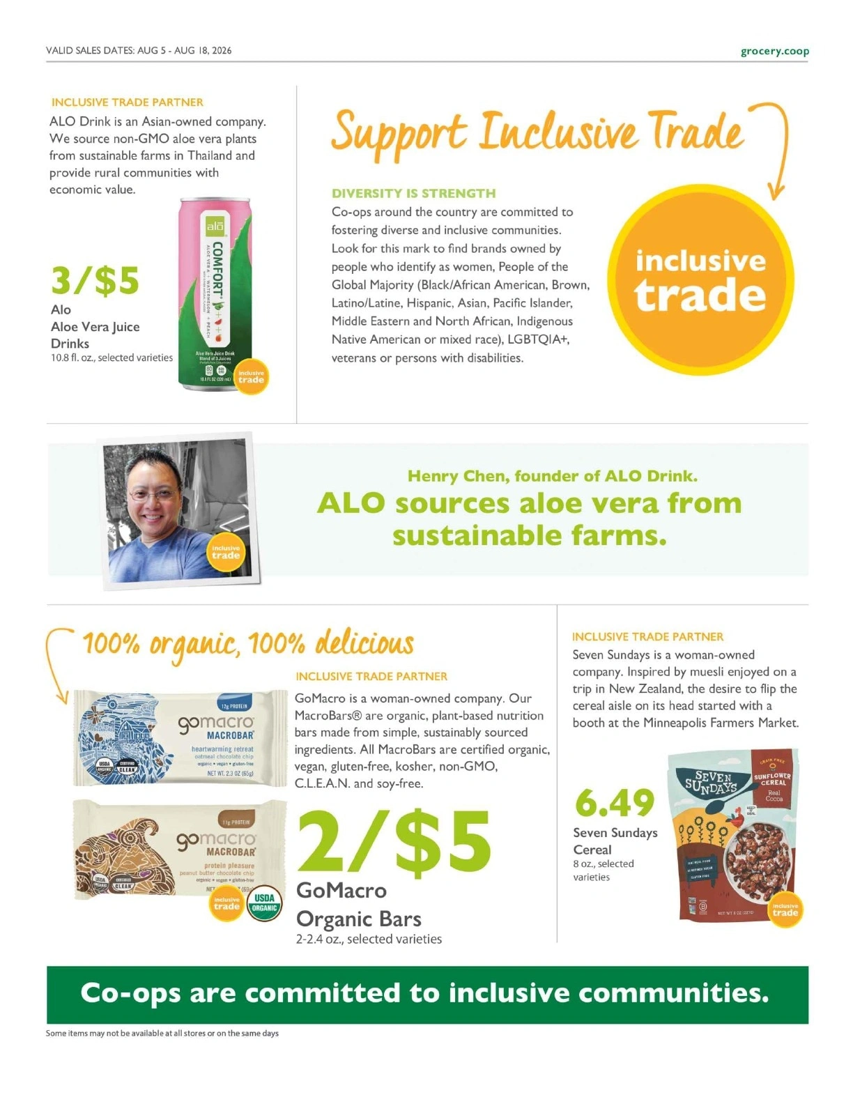 Sacramento Natural Foods Co-op flyer page 8
