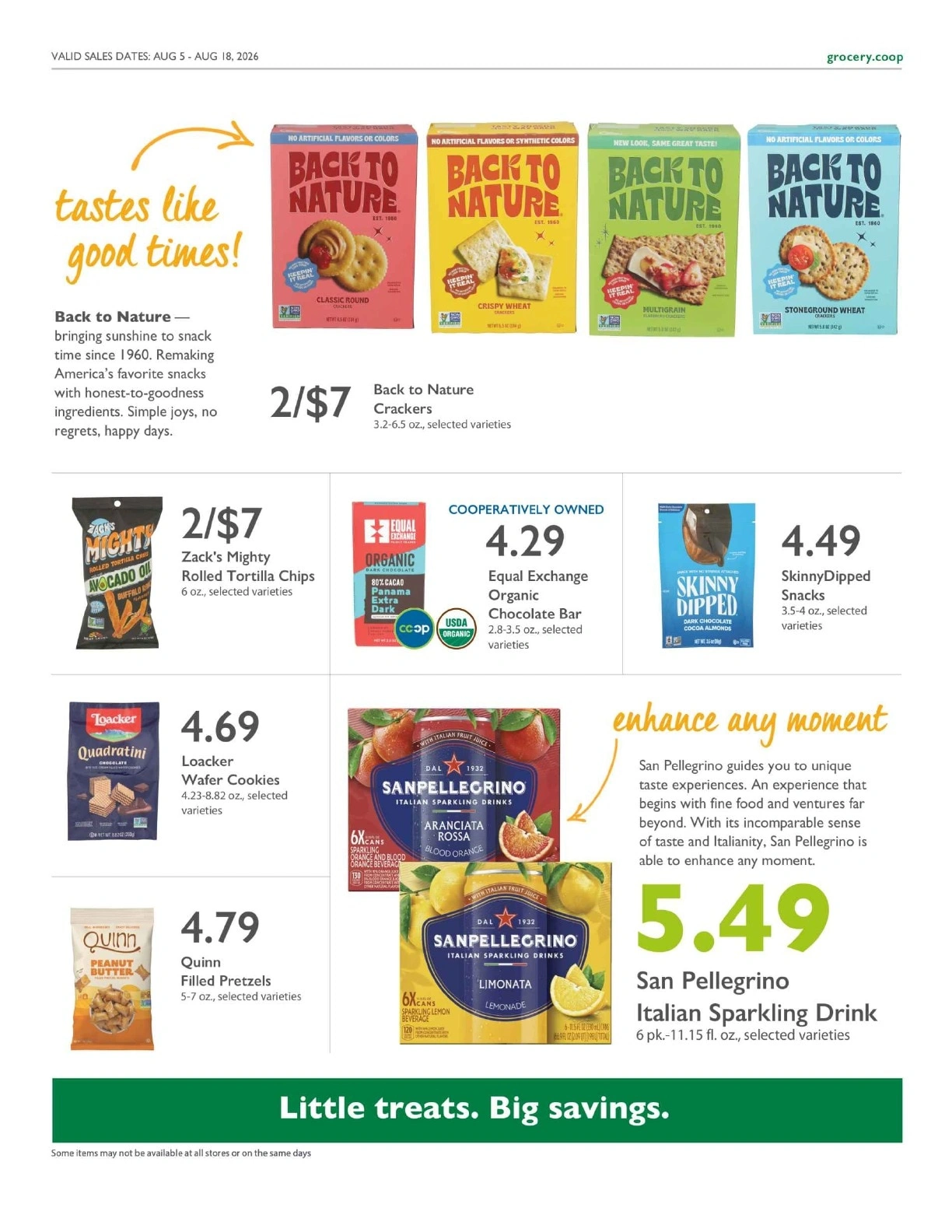 Sacramento Natural Foods Co-op flyer page 11