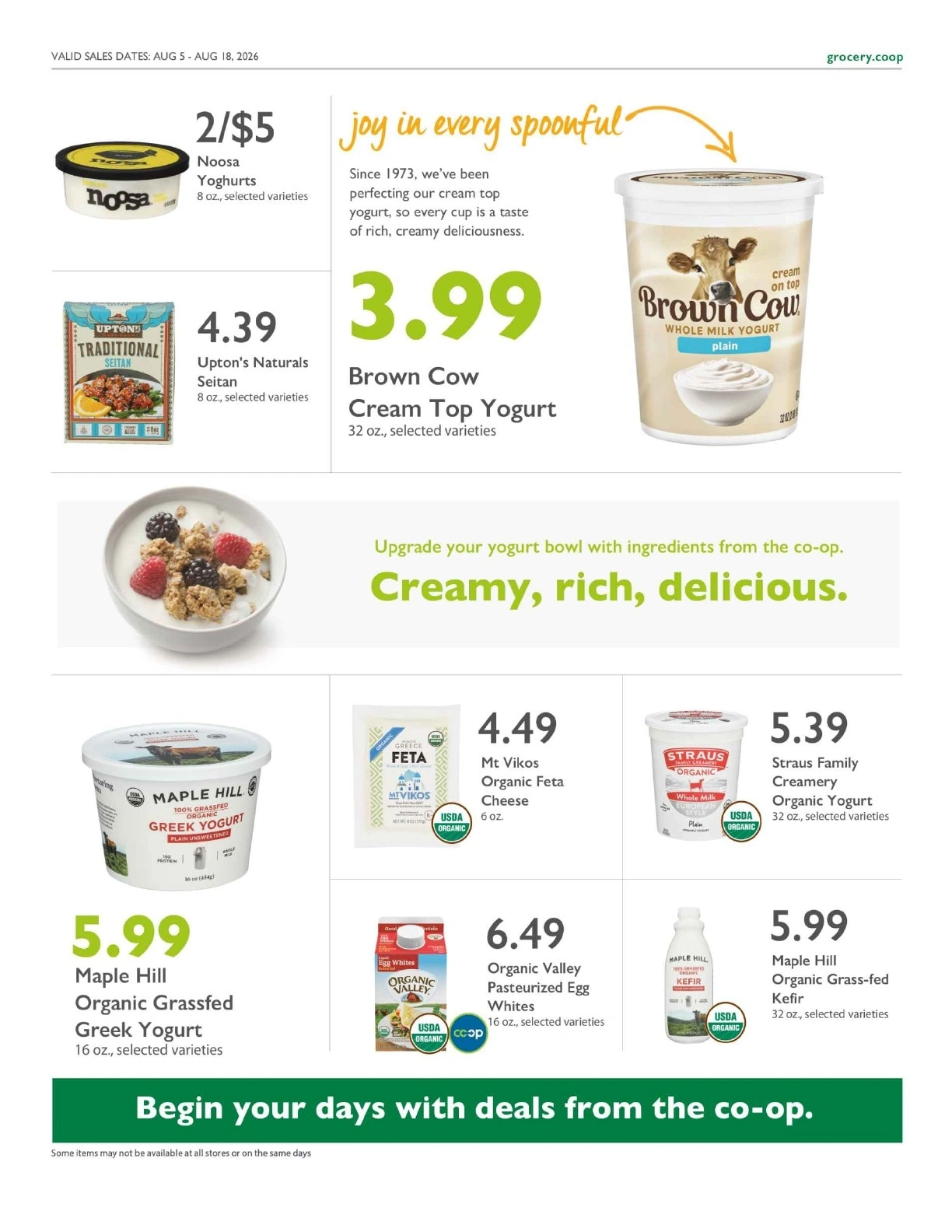 Sacramento Natural Foods Co-op flyer page 12