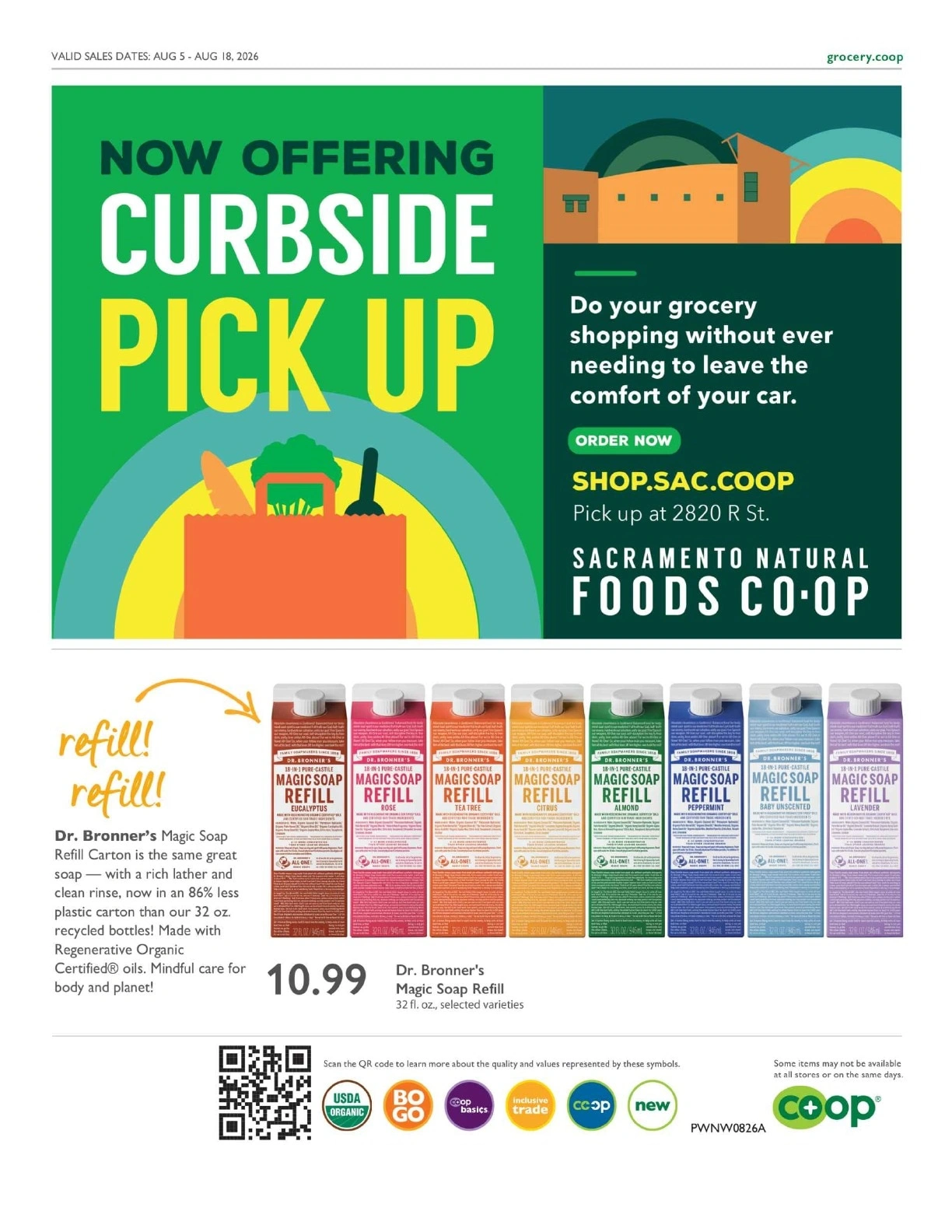Sacramento Natural Foods Co-op flyer page 16
