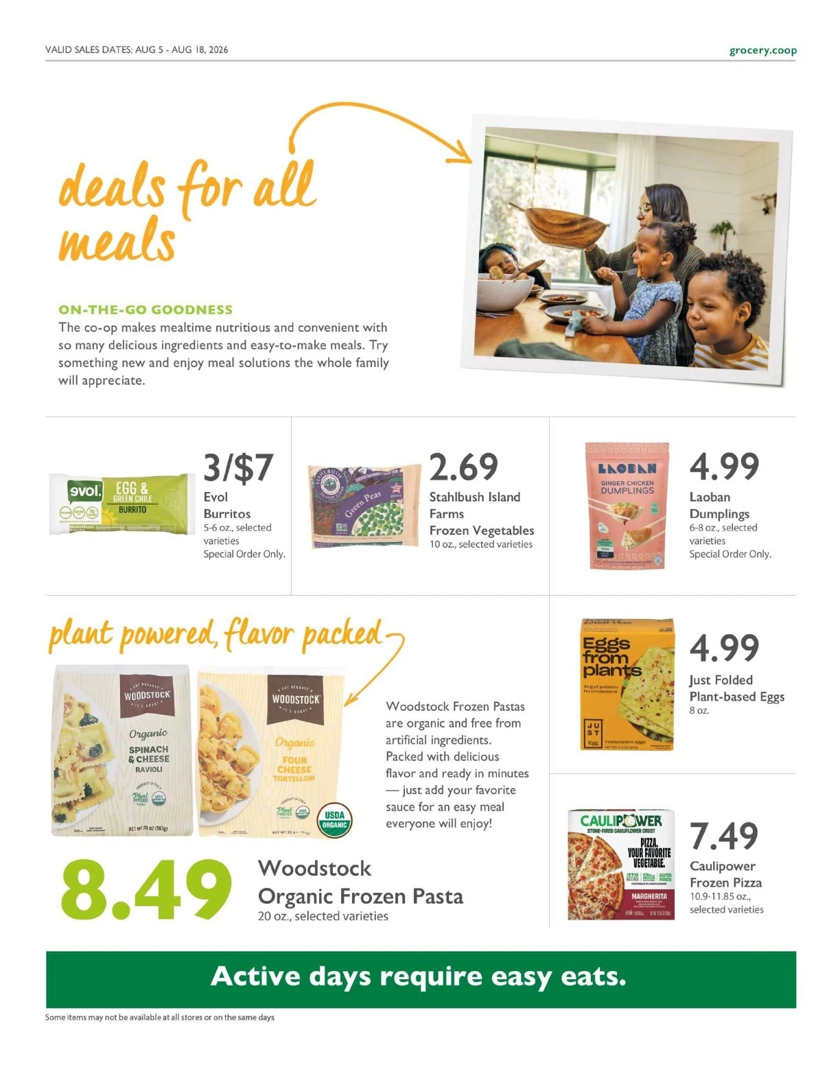 Ukiah Natural Foods Co-op flyer page 4