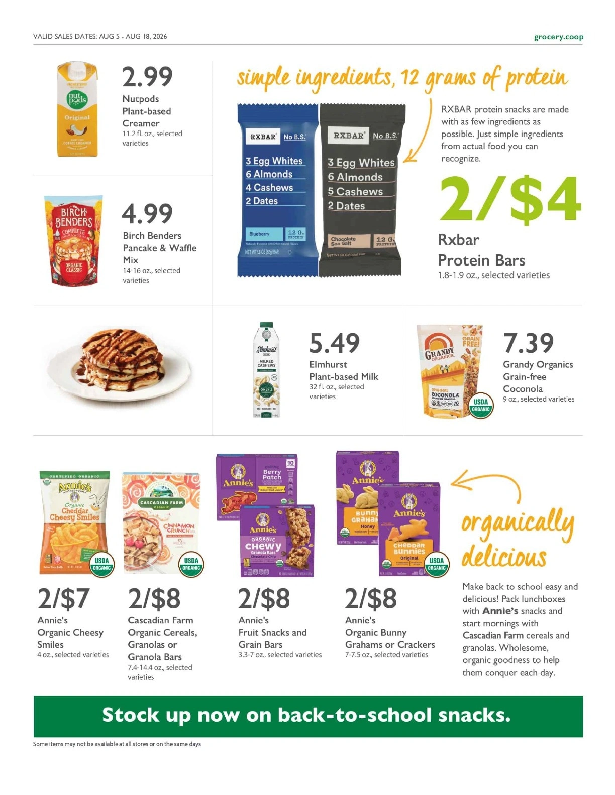 Ukiah Natural Foods Co-op flyer page 6