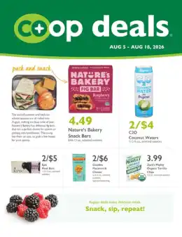 Ukiah Natural Foods Co-op Co+op Deals Weekly Ad
