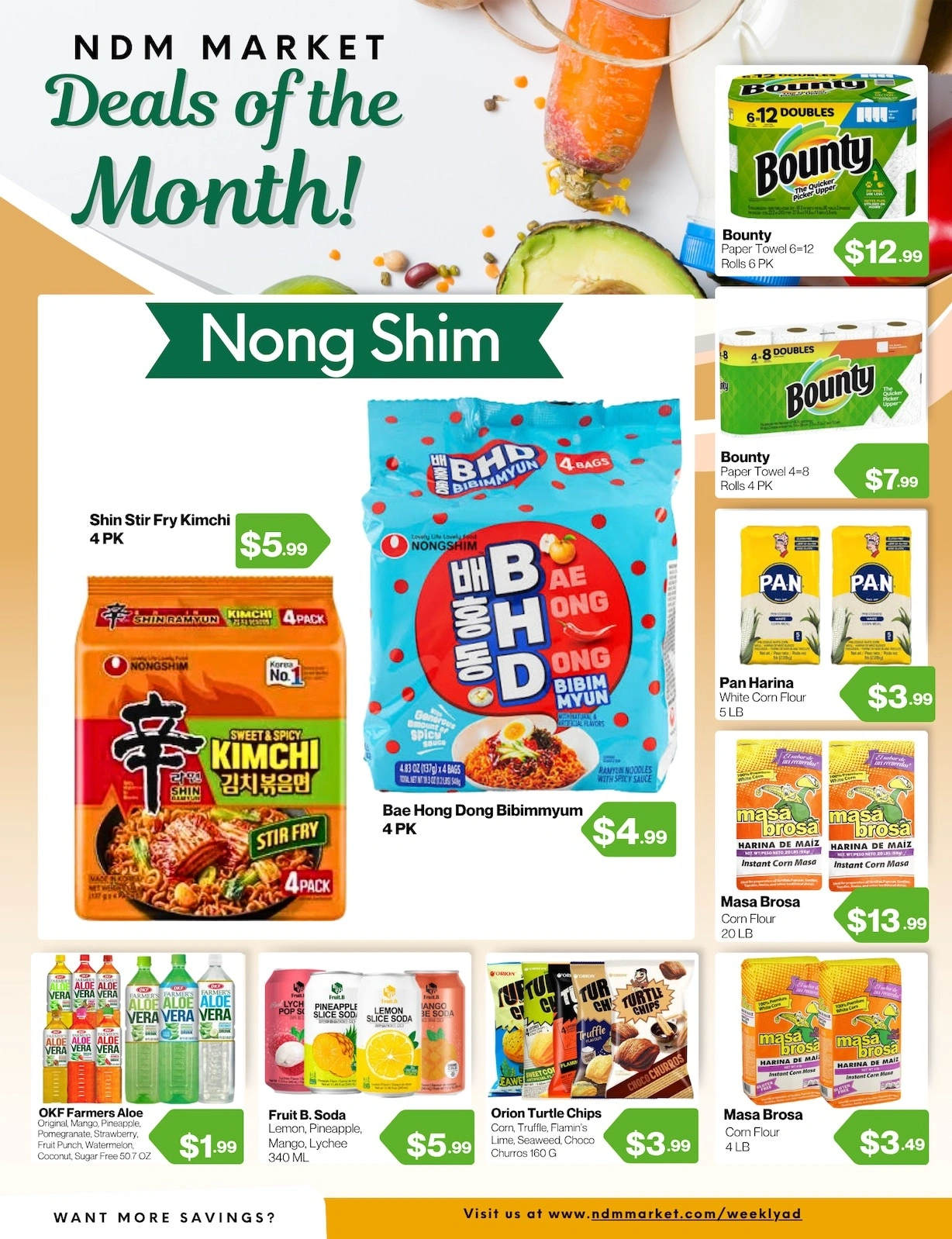NDM Market flyer page 1
